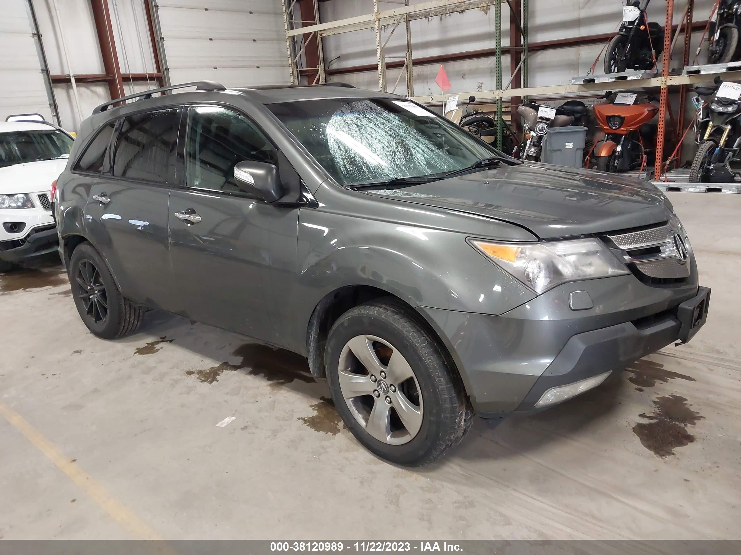 ACURA MDX 2007 2hnyd28837h001995