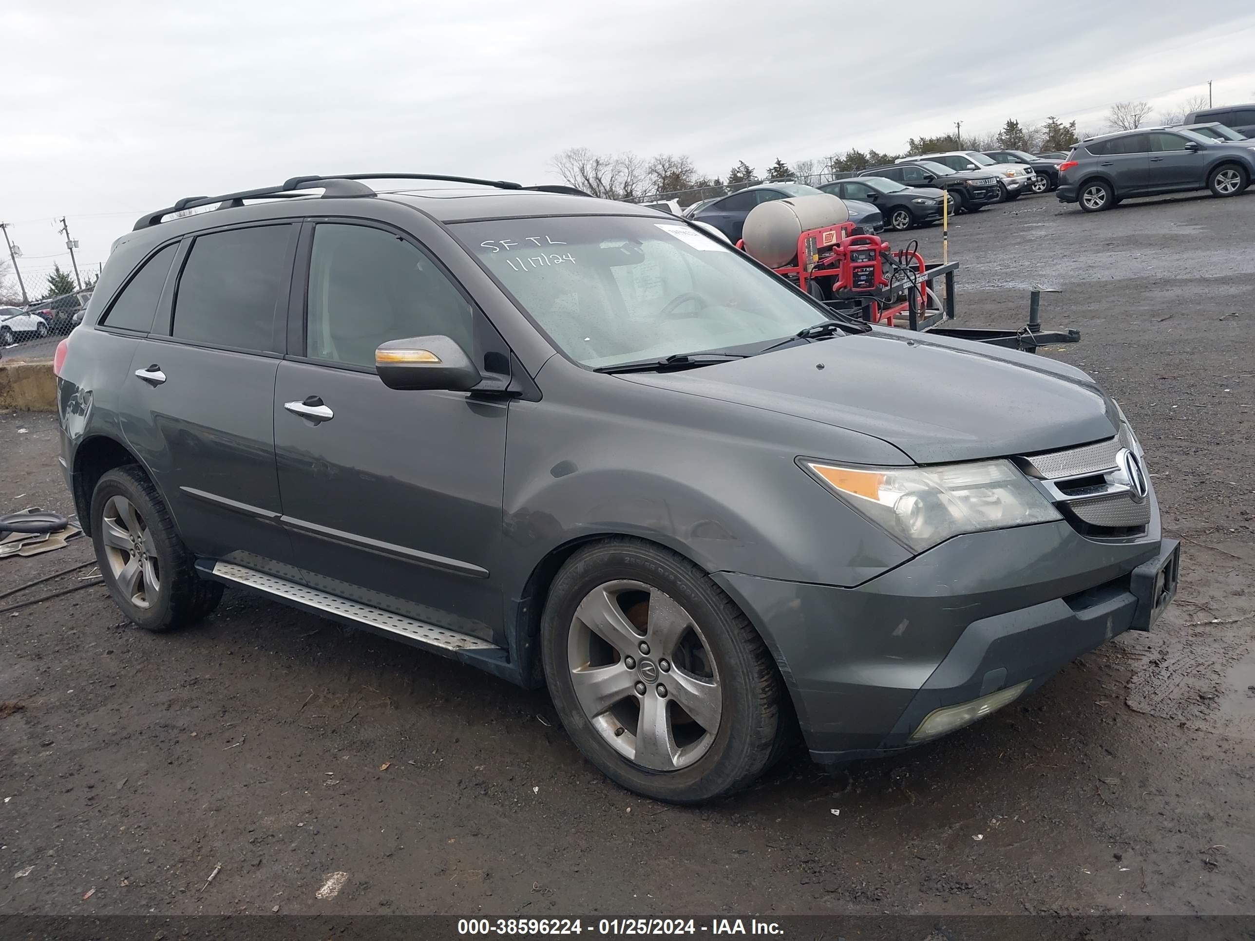 ACURA MDX 2007 2hnyd28837h516172