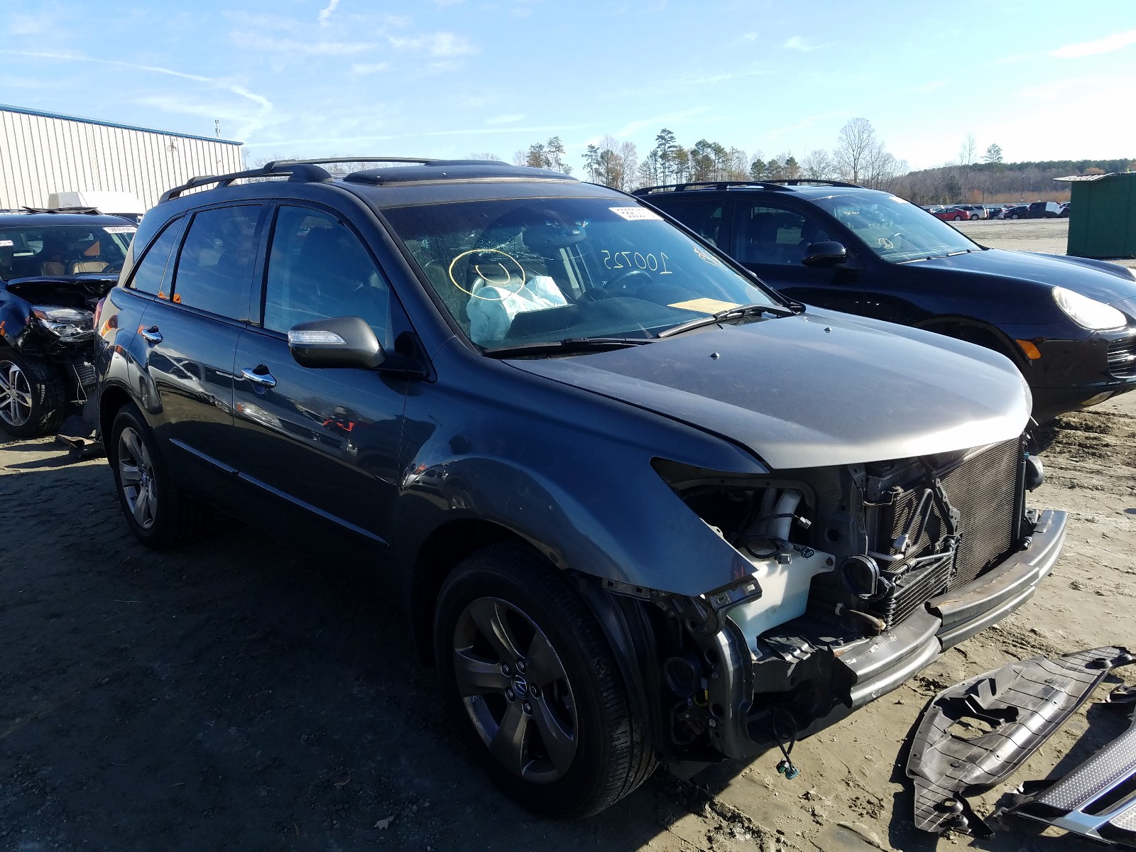 ACURA MDX SPORT 2007 2hnyd28847h528458