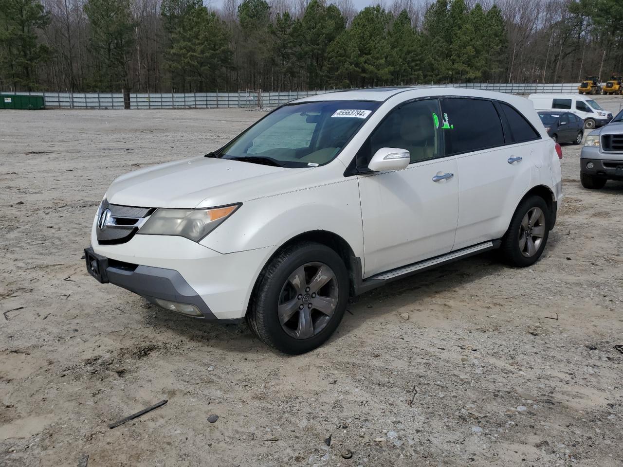 ACURA MDX 2007 2hnyd28857h522653