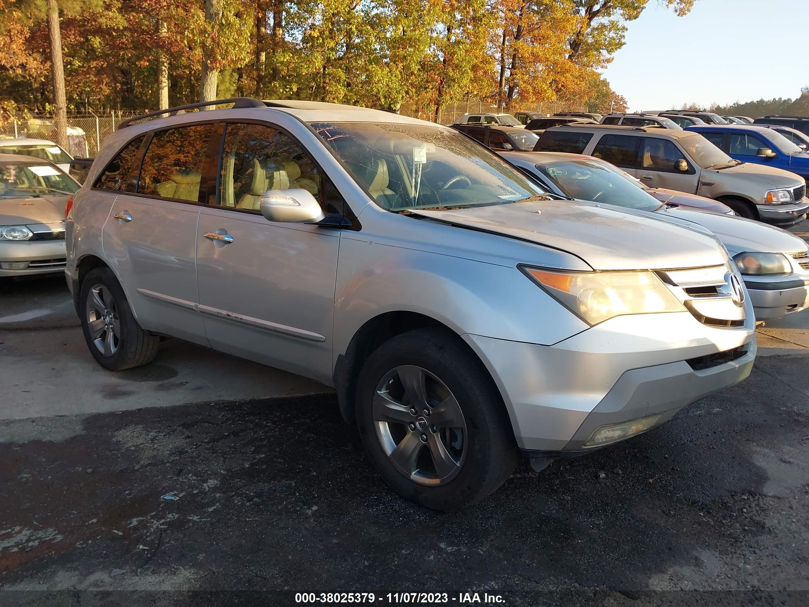 ACURA MDX 2009 2hnyd28869h501507