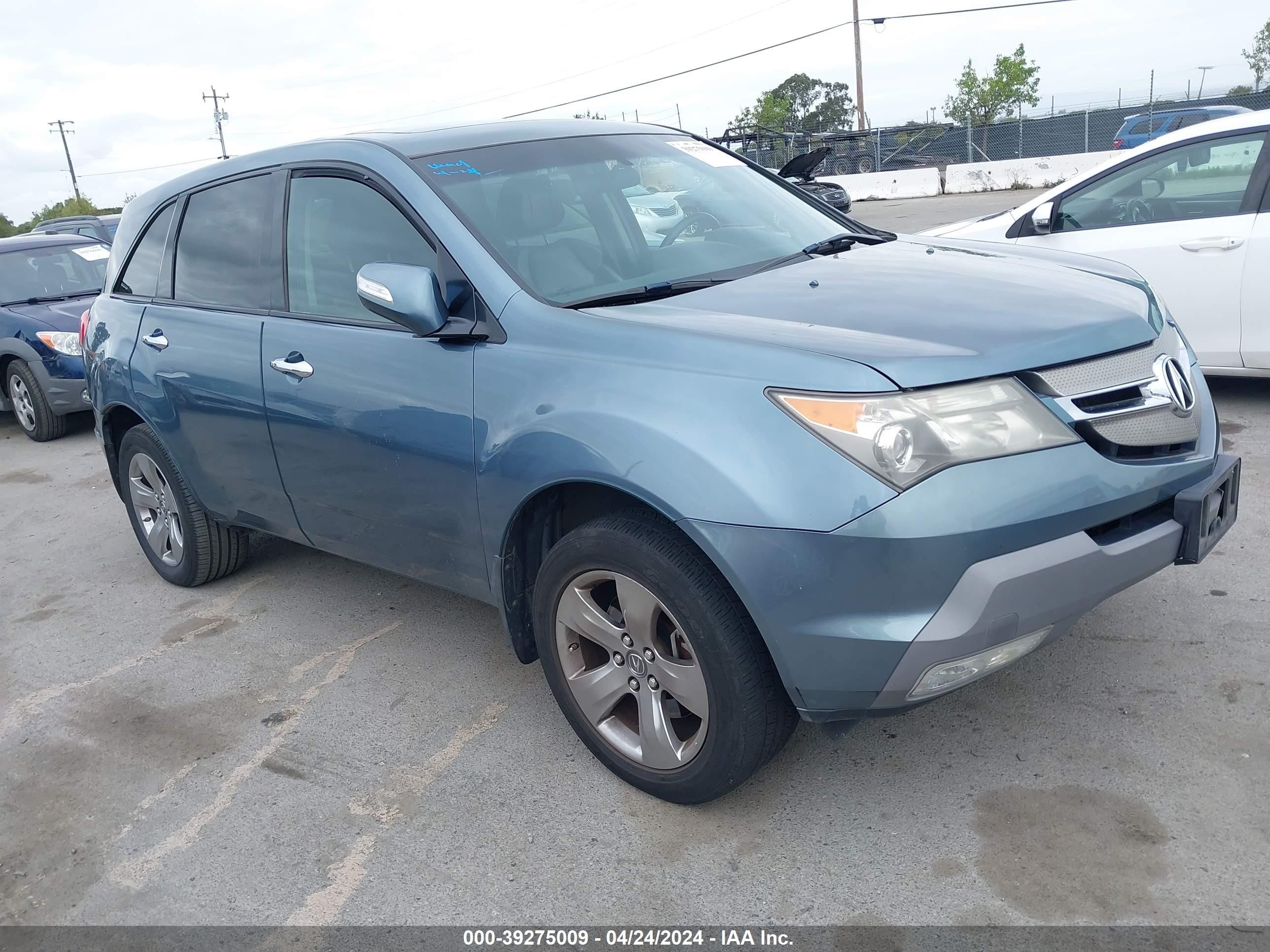 ACURA MDX 2007 2hnyd28887h539947