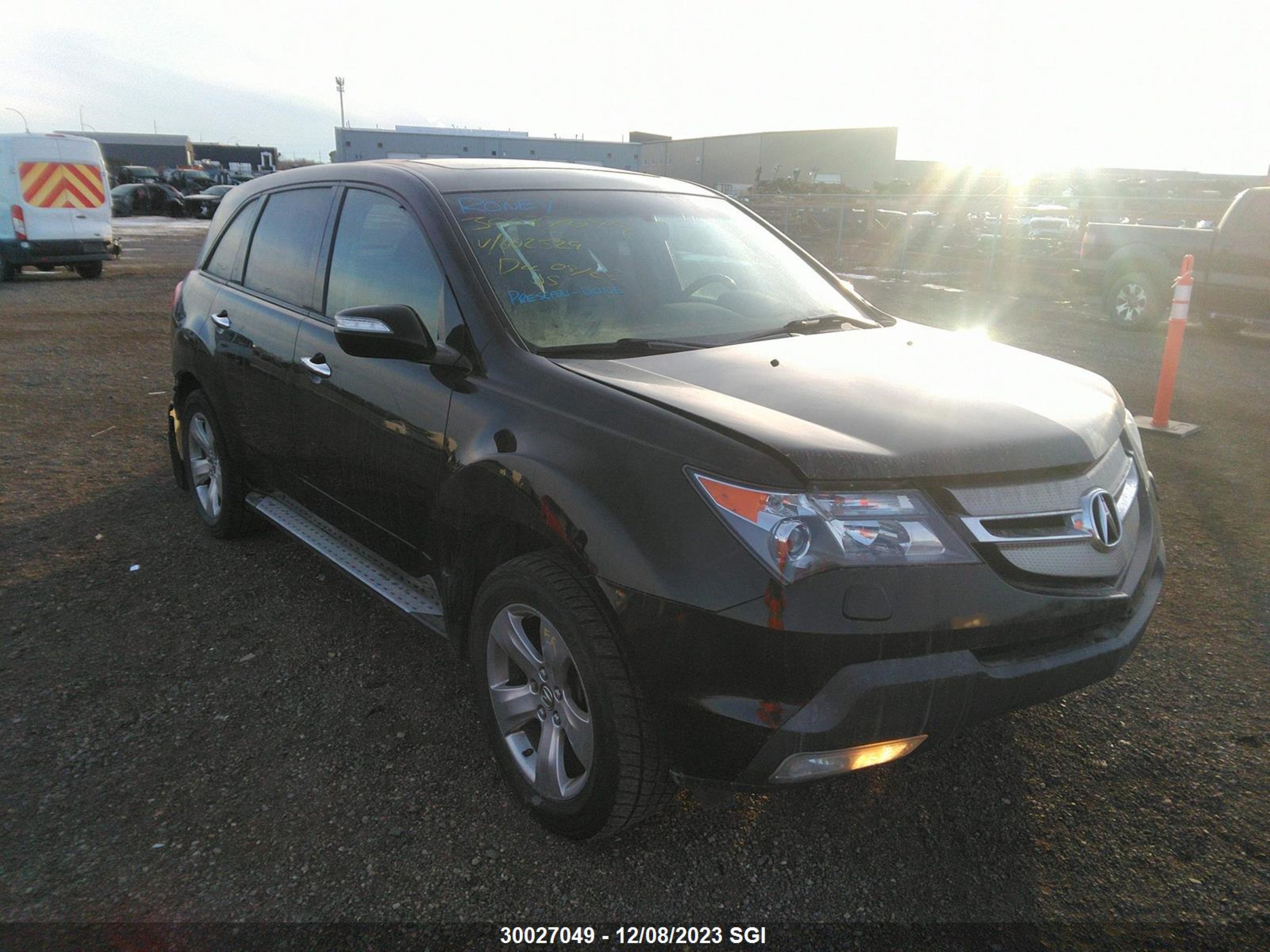 ACURA MDX 2009 2hnyd28889h002529