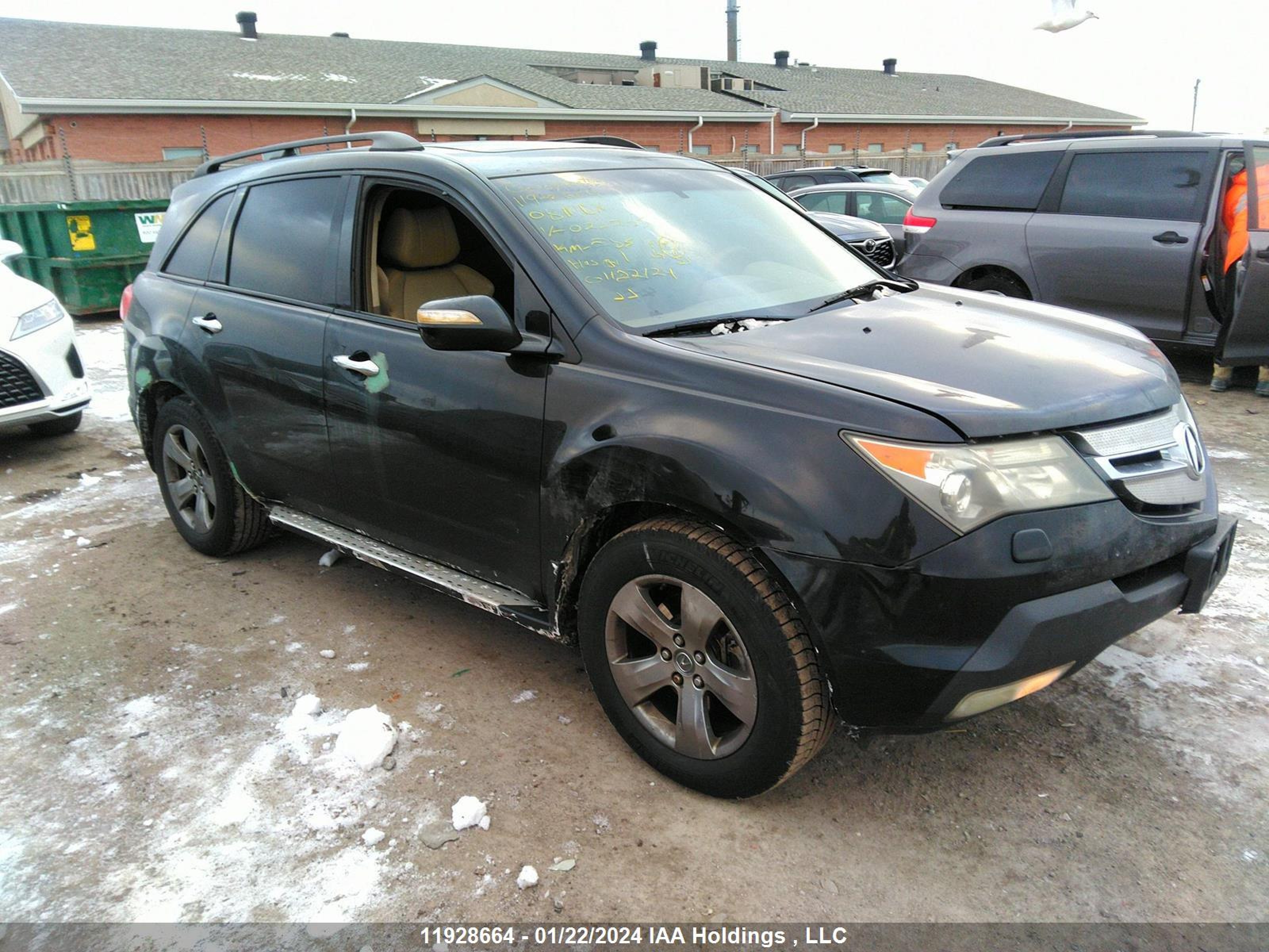 ACURA MDX 2008 2hnyd288x8h002255