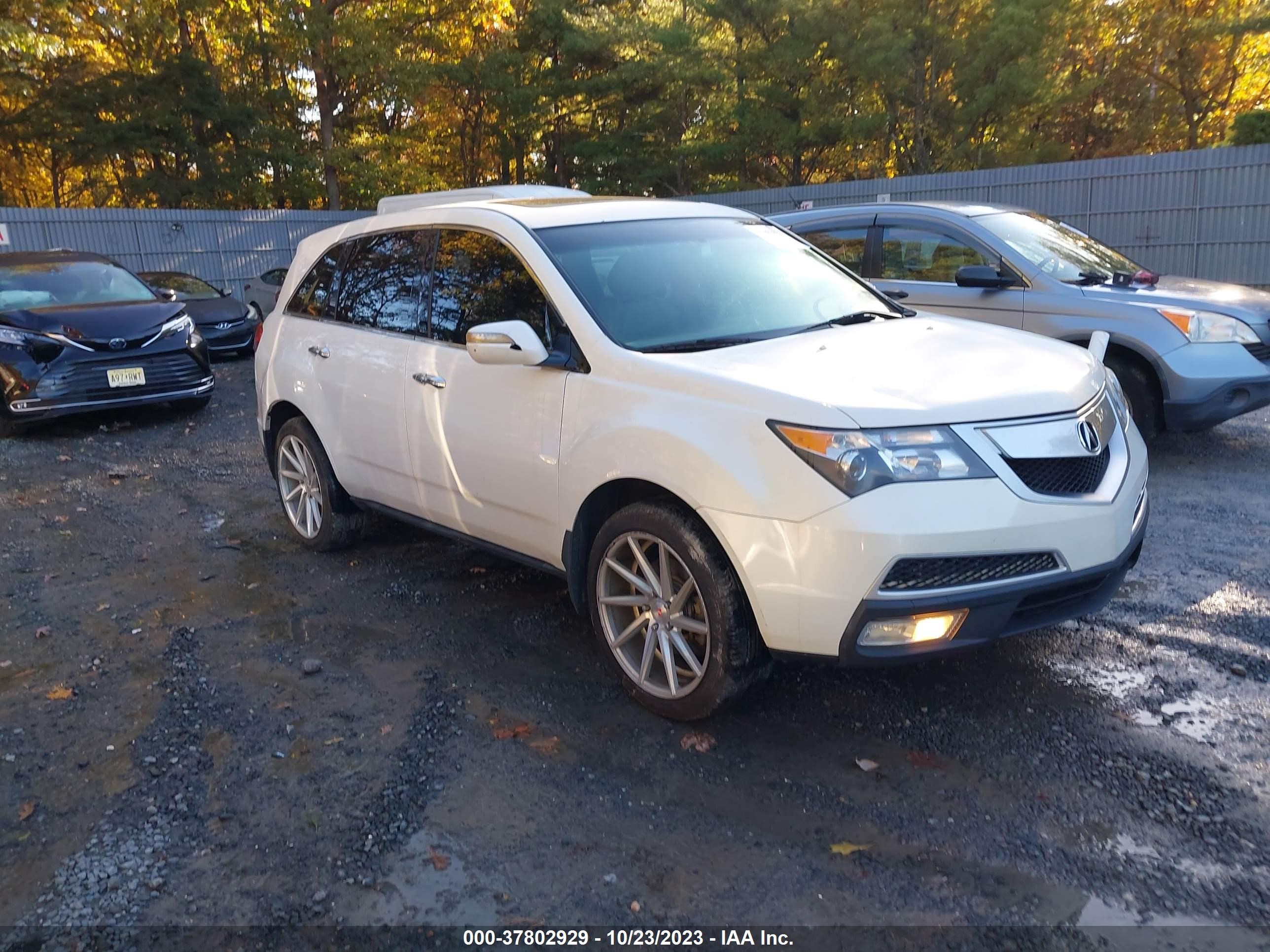 ACURA MDX 2011 2hnyd2h23bh509503