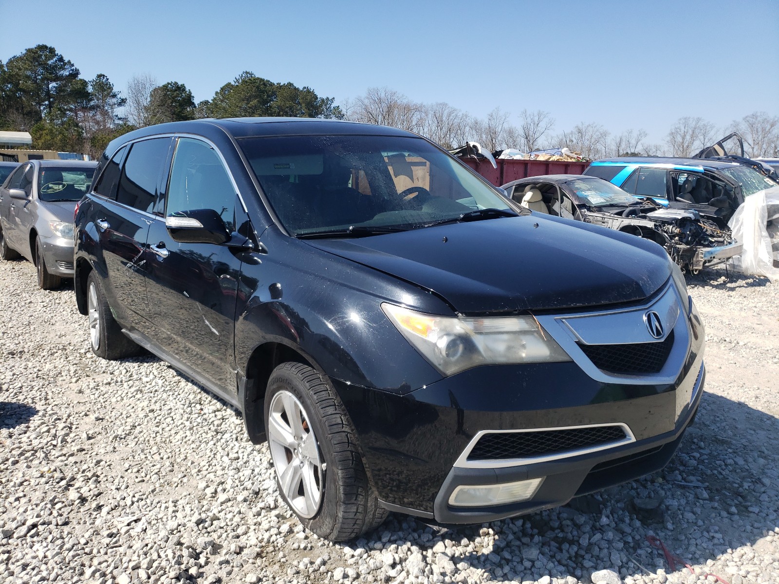 ACURA MDX 2010 2hnyd2h24ah513073