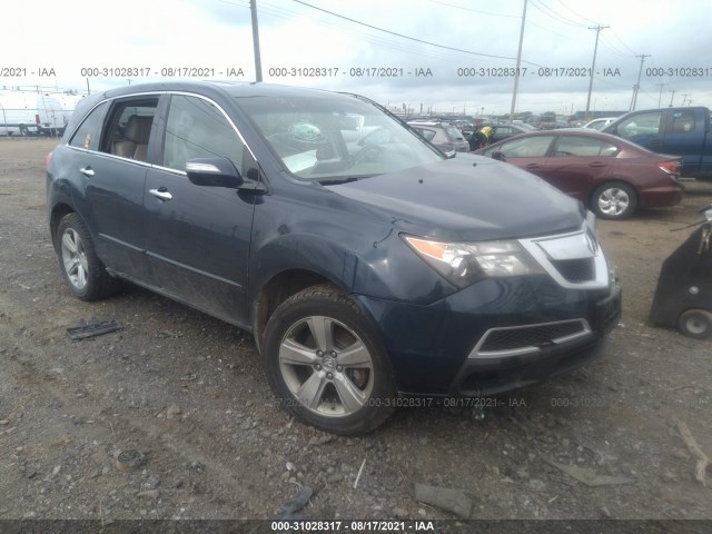 ACURA MDX 2010 2hnyd2h25ah504480