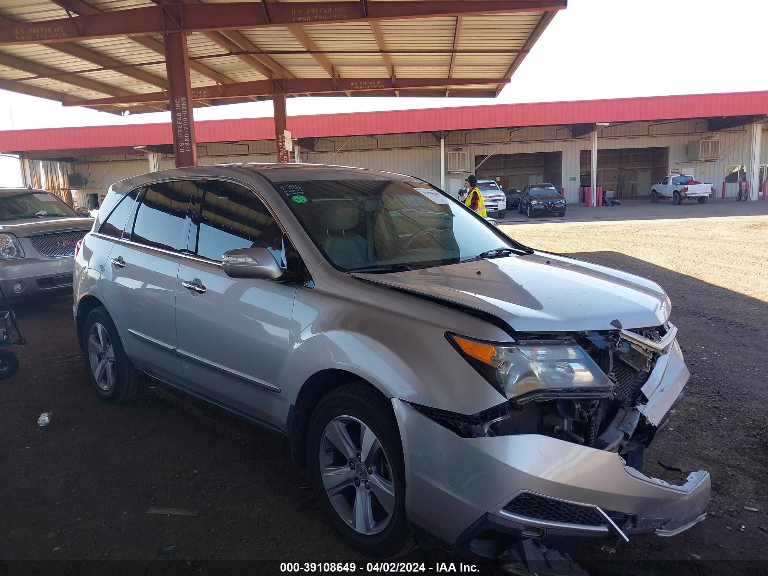 ACURA MDX 2013 2hnyd2h26dh509420