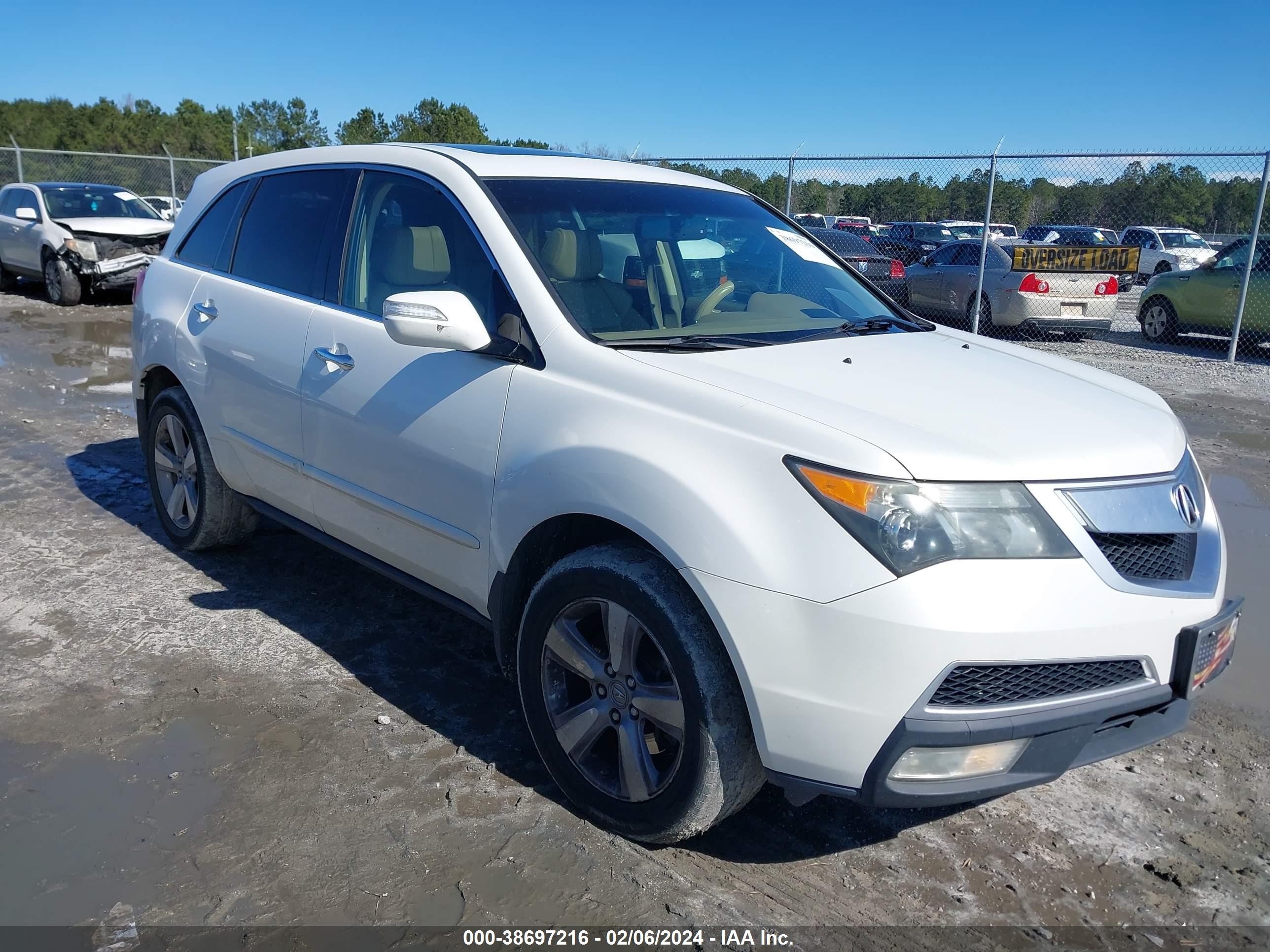 ACURA MDX 2013 2hnyd2h27dh510513