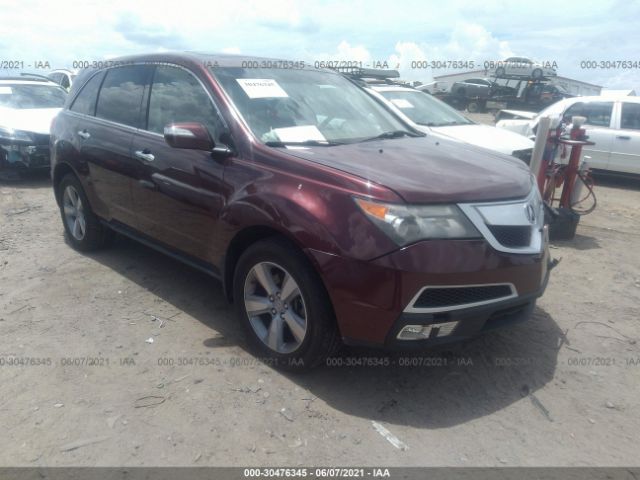 ACURA MDX 2012 2hnyd2h29ch548629