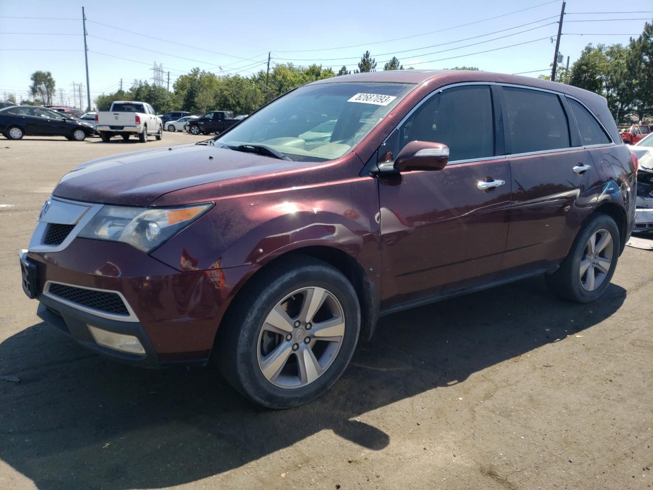 ACURA MDX 2012 2hnyd2h31ch520560