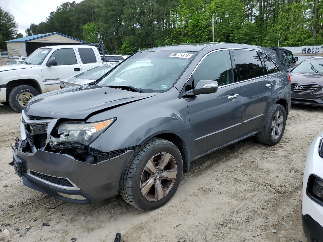 ACURA MDX 2012 2hnyd2h35ch506127