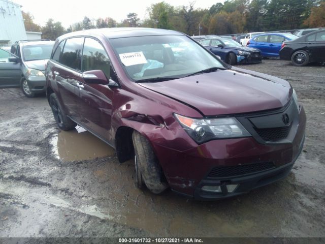 ACURA MDX 2012 2hnyd2h35ch537300