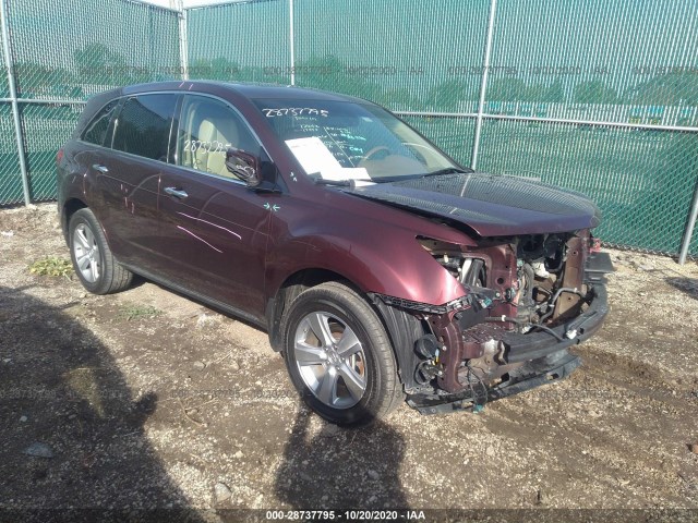 ACURA MDX 2012 2hnyd2h36ch512440