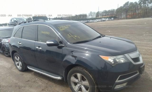 ACURA MDX 2012 2hnyd2h38ch501990