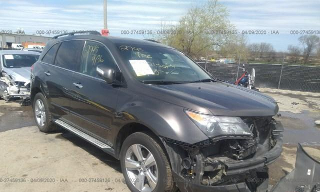 ACURA MDX 2012 2hnyd2h39ch540197