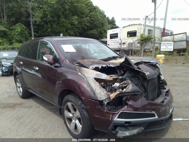 ACURA MDX 2011 2hnyd2h41bh510649