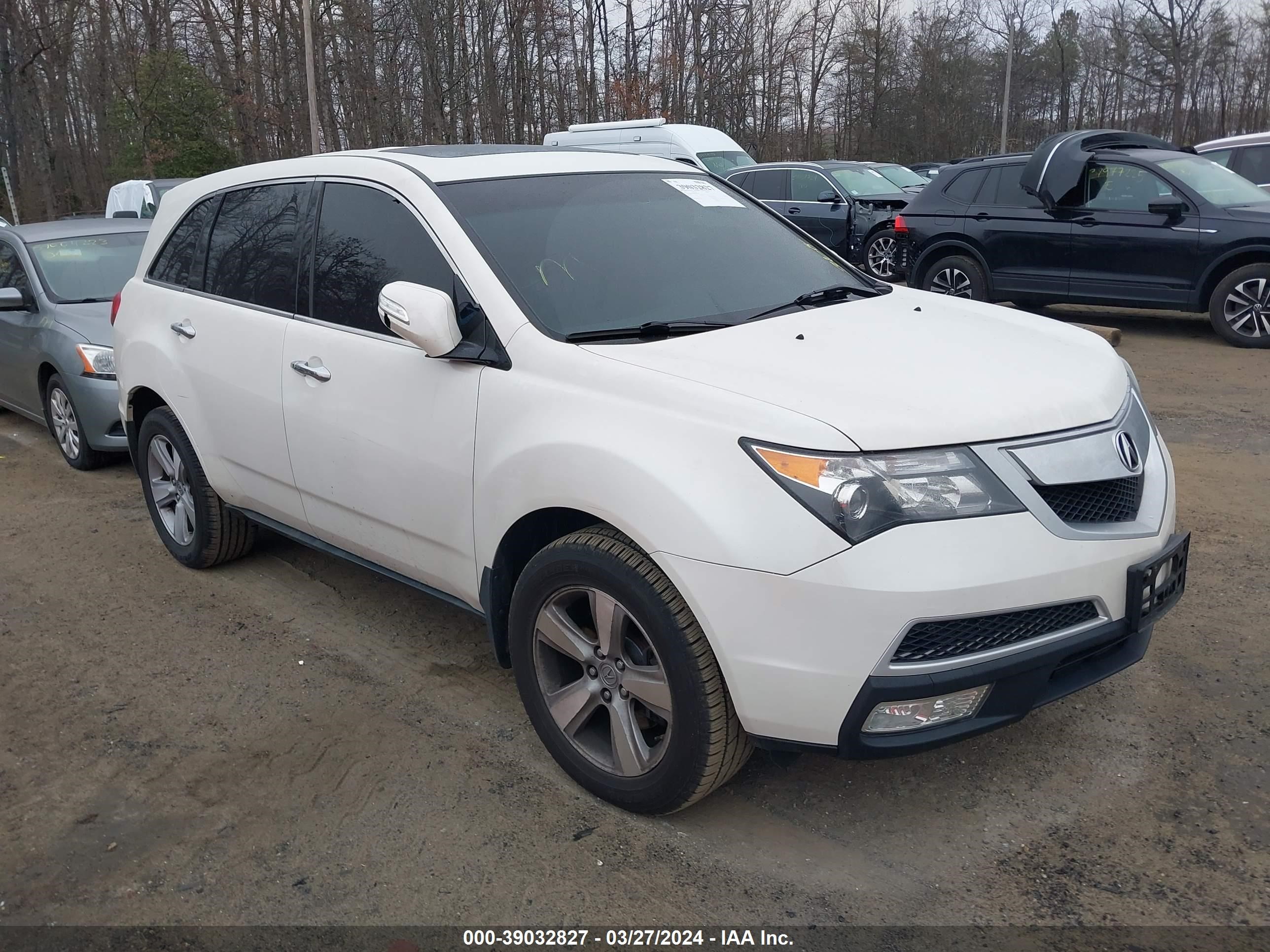 ACURA MDX 2011 2hnyd2h47bh523387