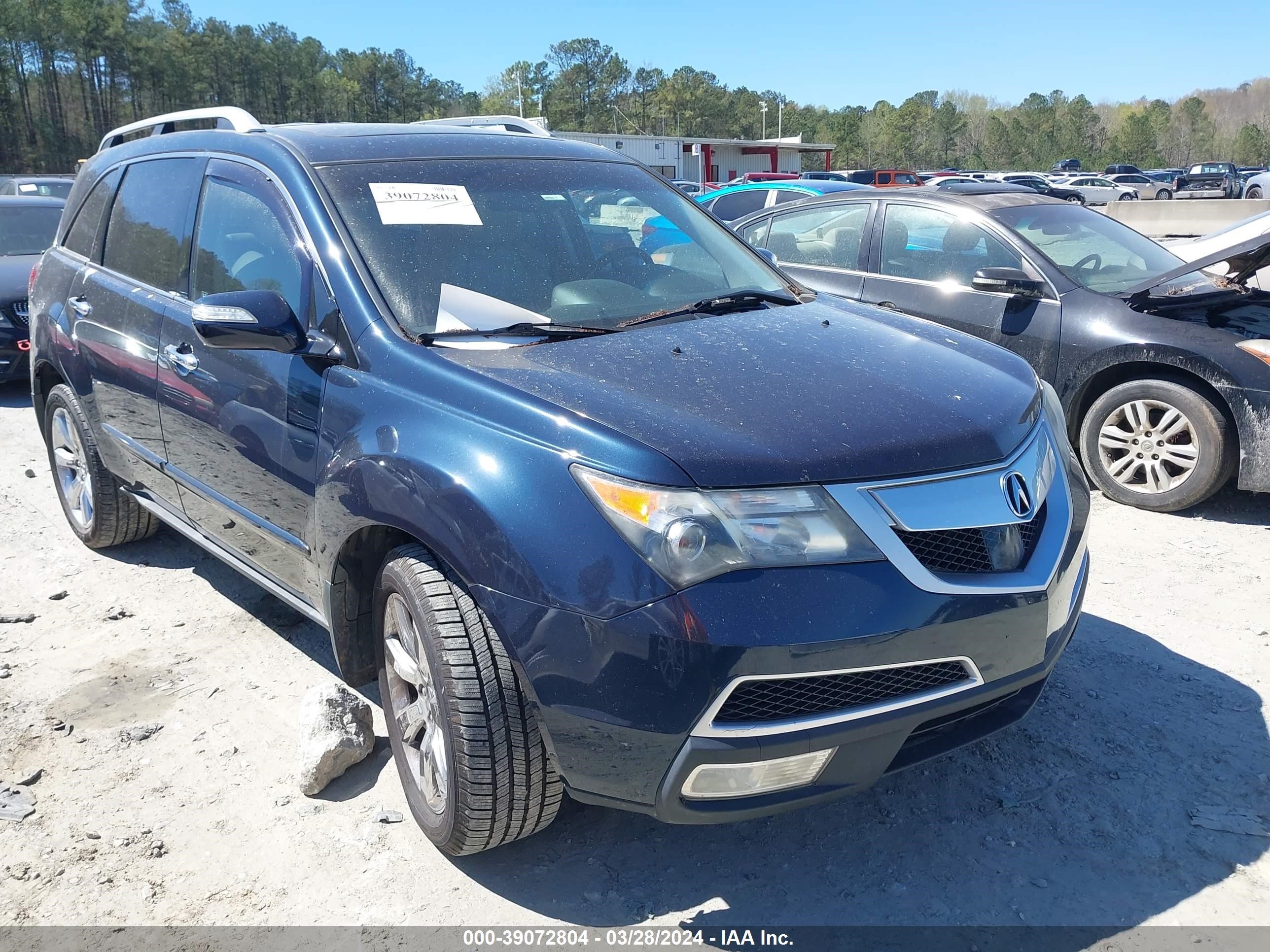 ACURA MDX 2012 2hnyd2h60ch508054