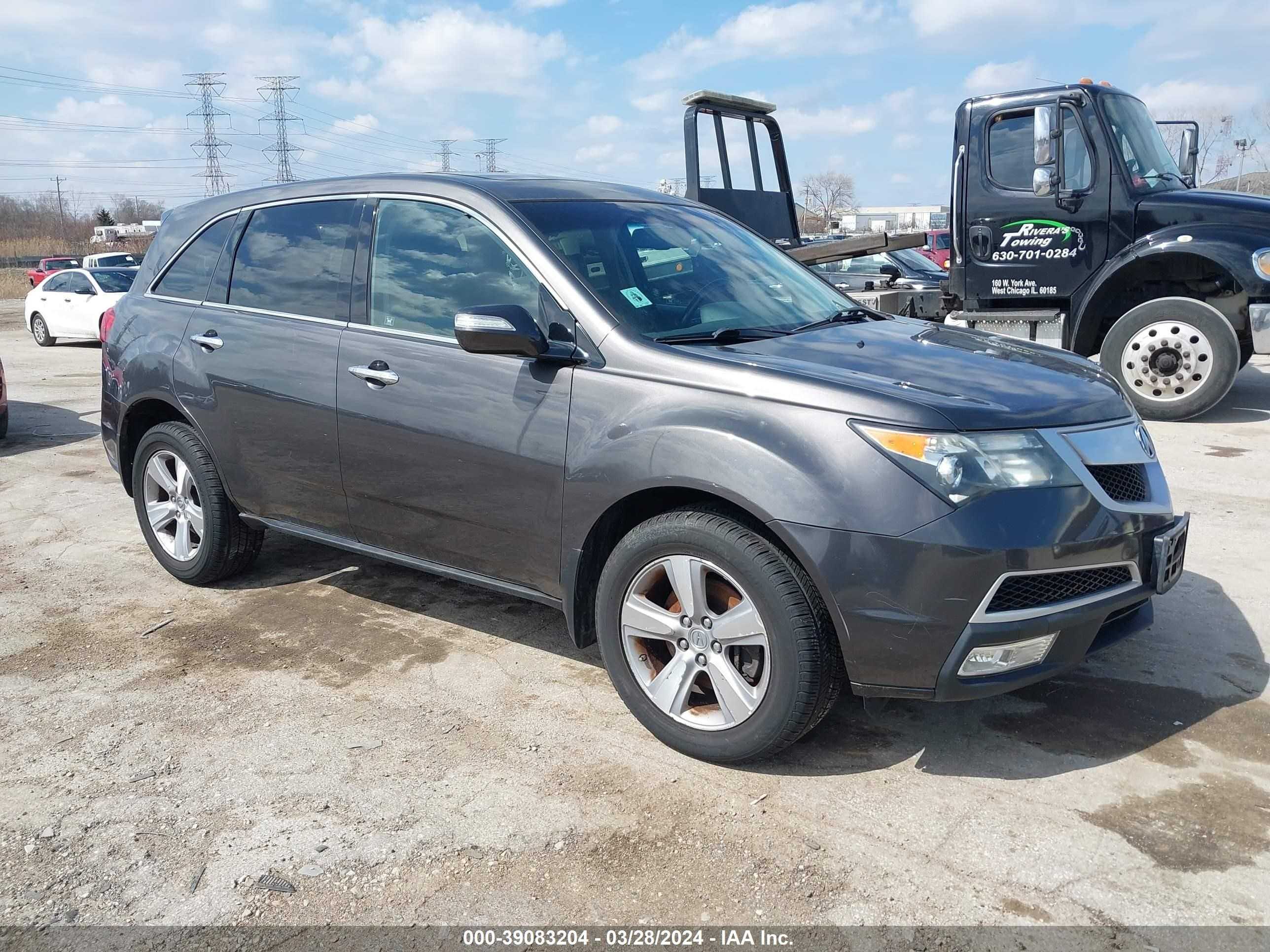 ACURA MDX 2011 2hnyd2h61bh542535