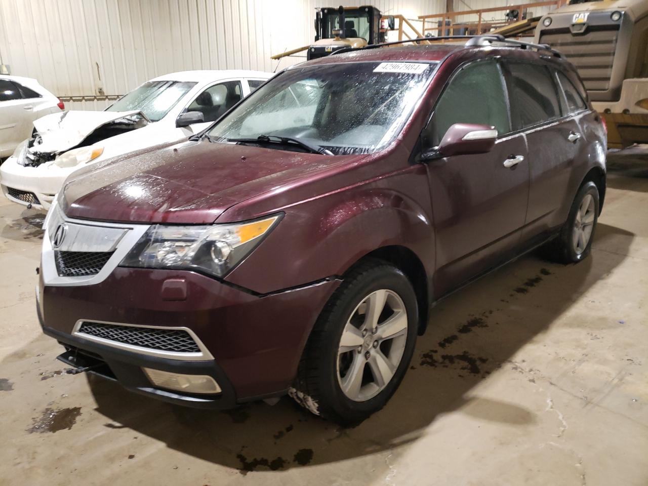 ACURA MDX 2010 2hnyd2h63ah001629