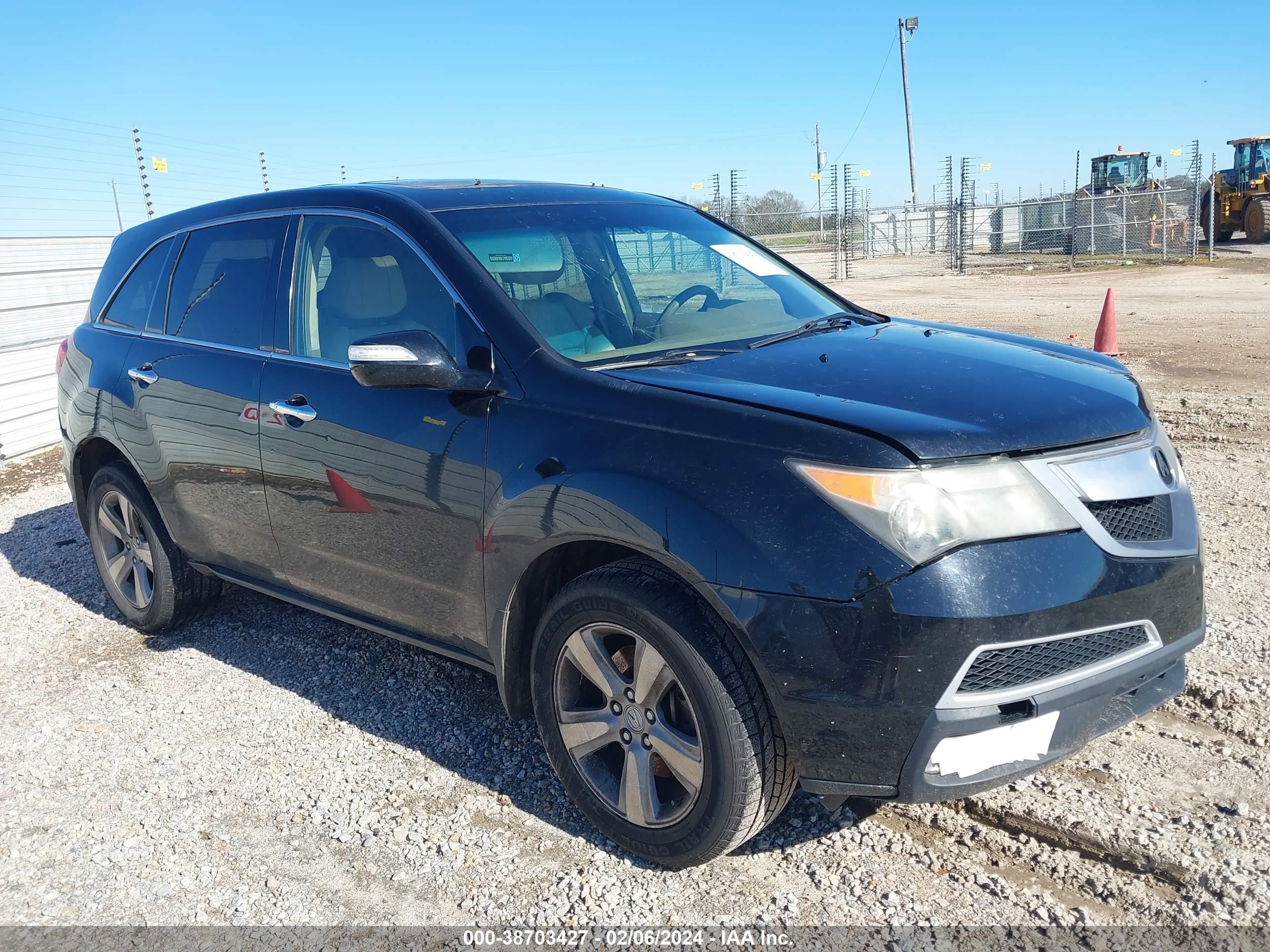 ACURA MDX 2010 2hnyd2h65ah531584