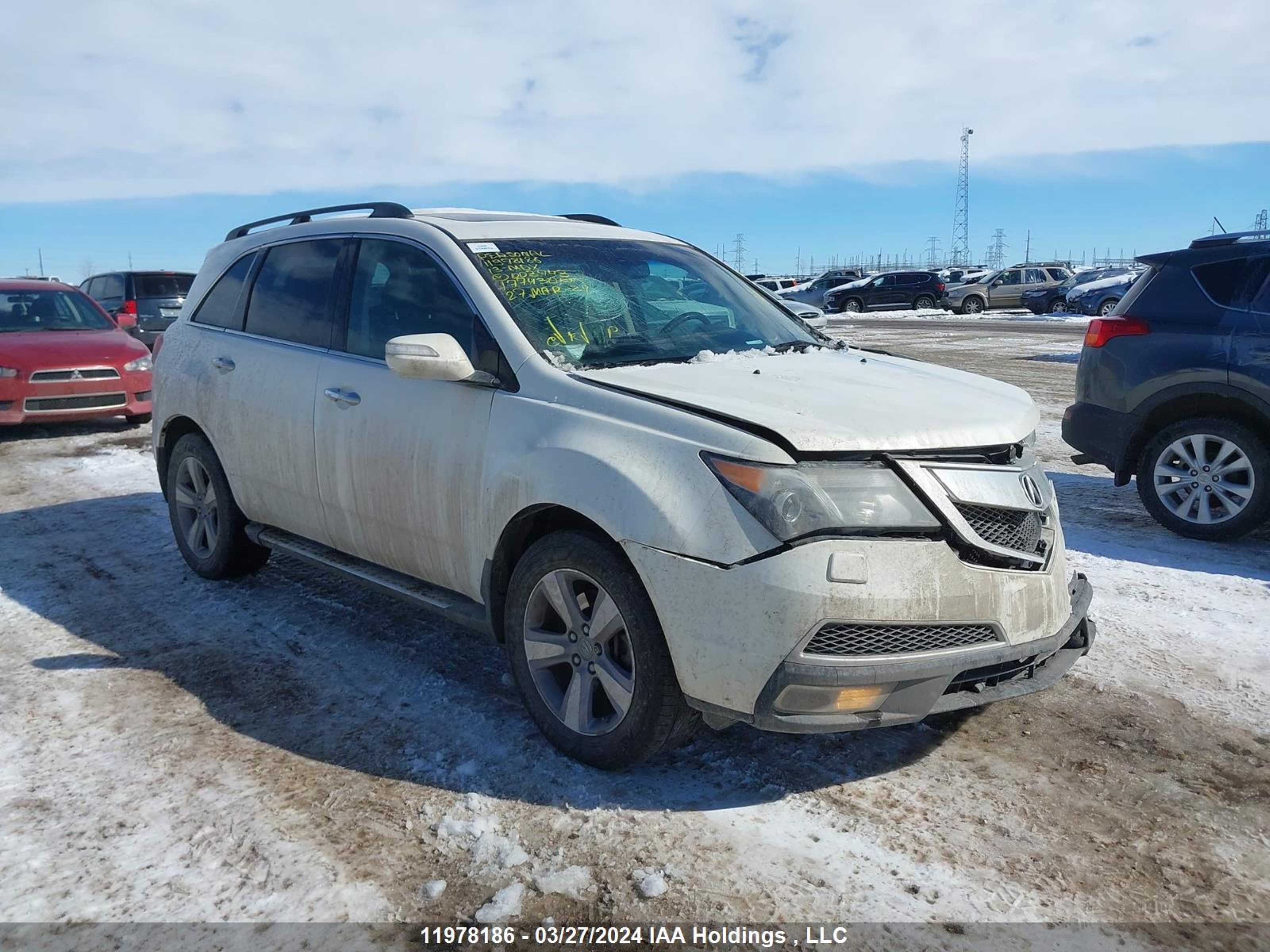 ACURA MDX 2013 2hnyd2h65dh003743