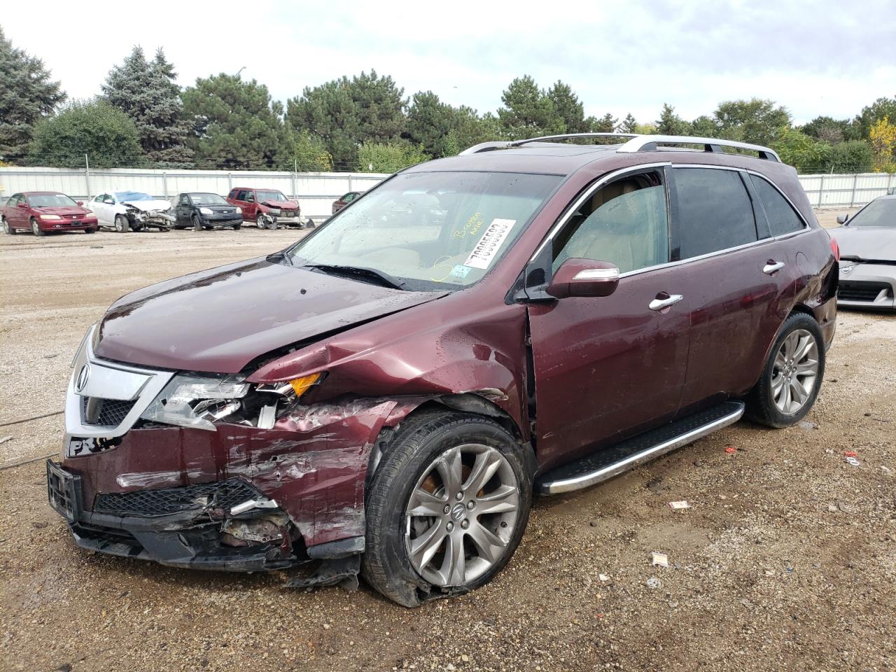 ACURA MDX 2012 2hnyd2h66ch516210