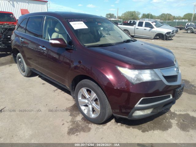 ACURA MDX 2010 2hnyd2h67ah518965