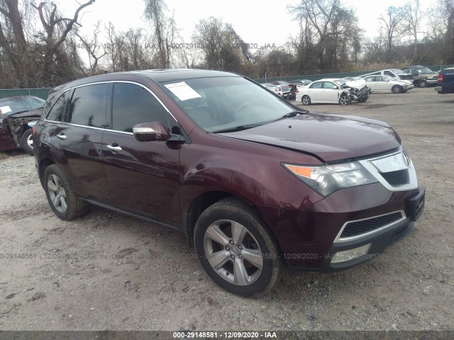 ACURA MDX 2011 2hnyd2h6xbh502325