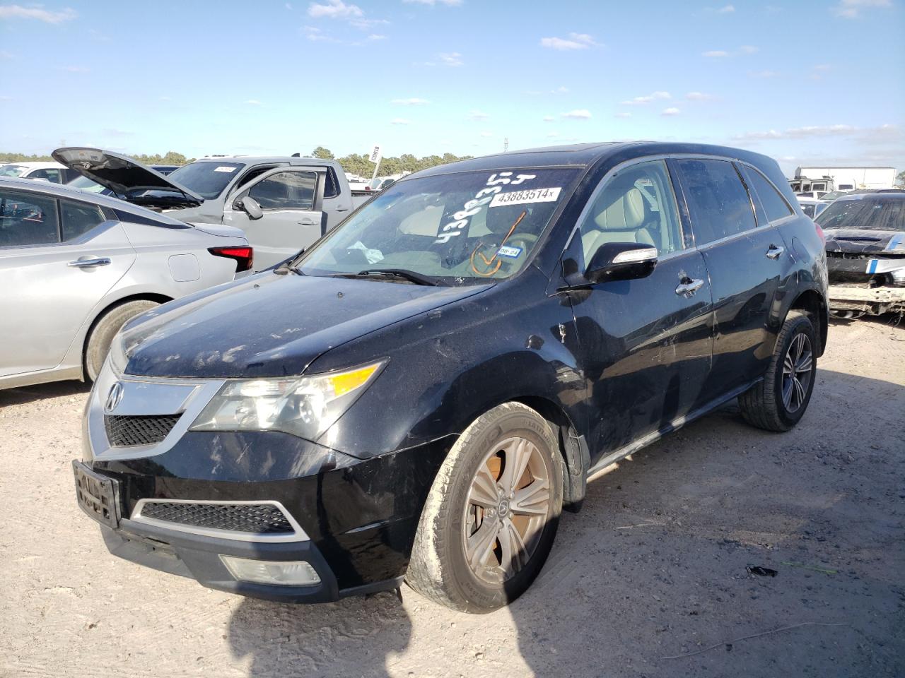 ACURA MDX 2011 2hnyd2h6xbh536460