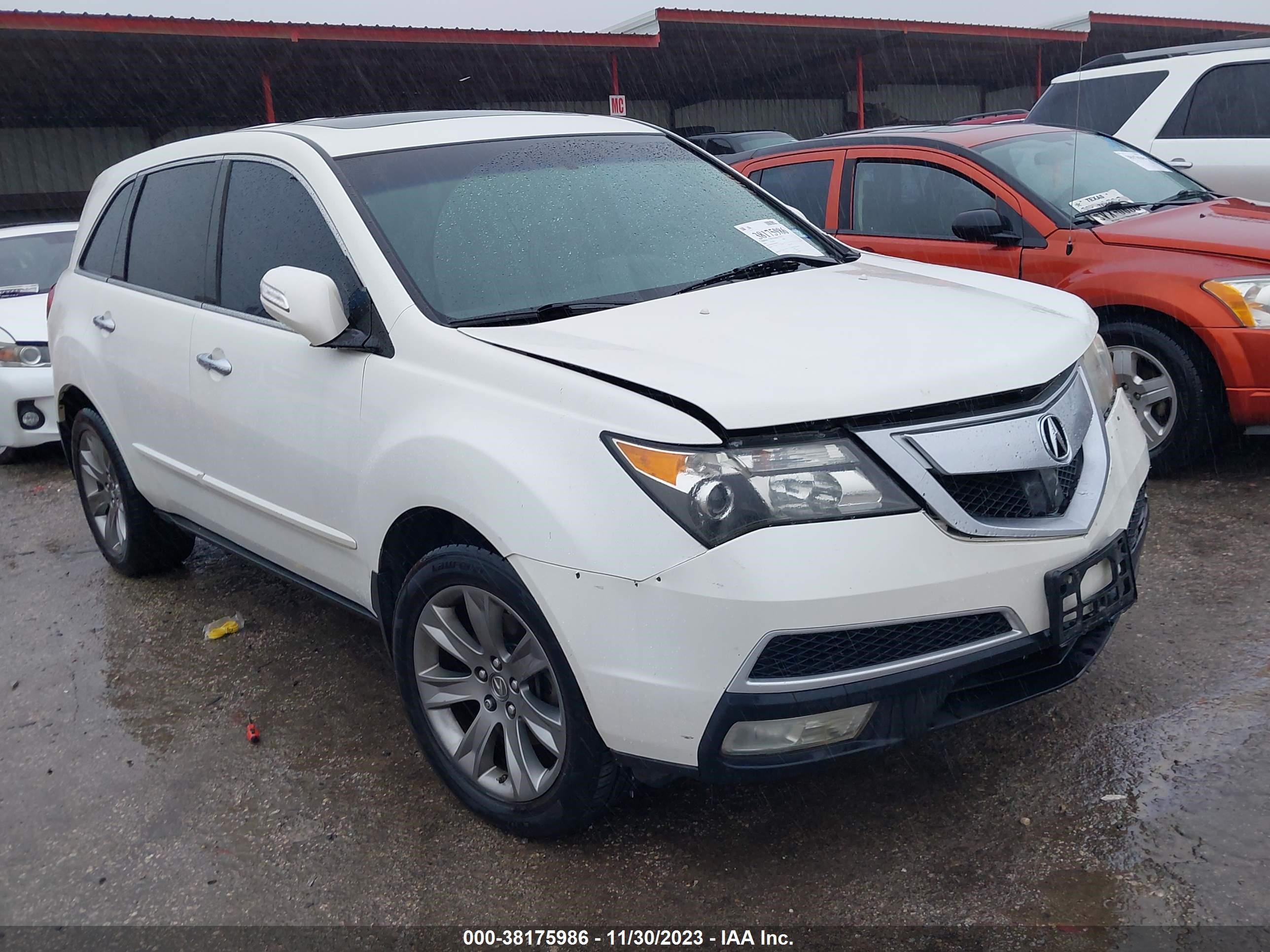 ACURA MDX 2010 2hnyd2h74ah510931