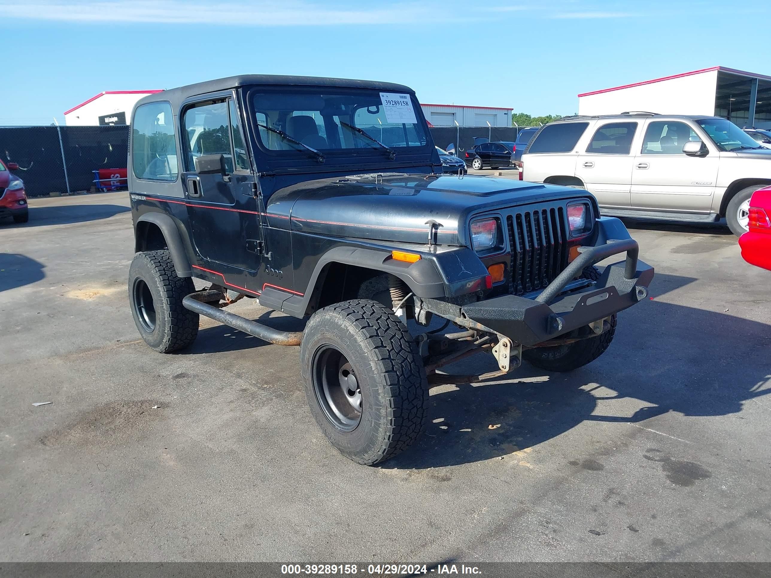 JEEP WRANGLER 1992 2j4fy19p3nj539209