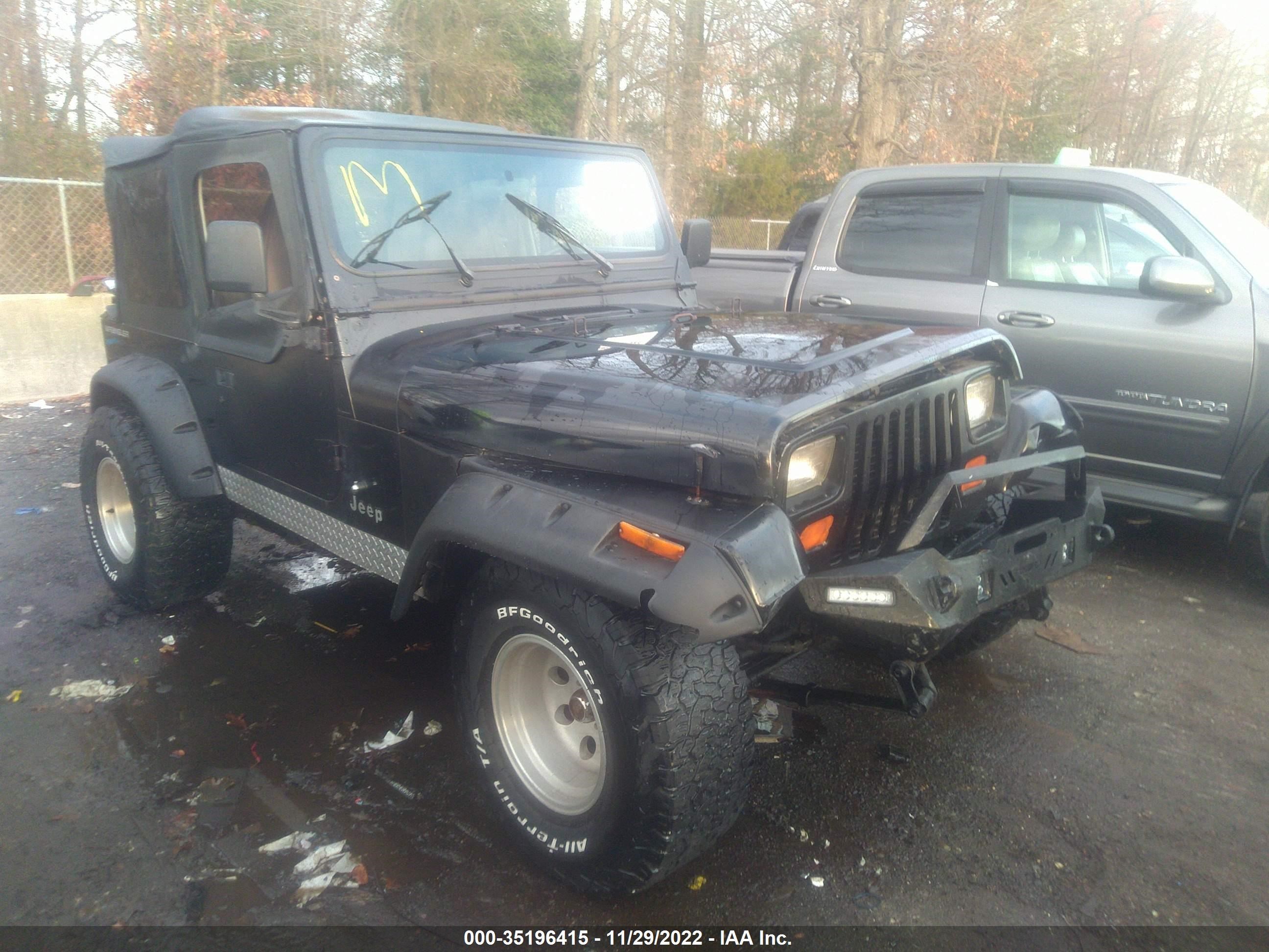 JEEP WRANGLER 1991 2j4fy19p8mj143436