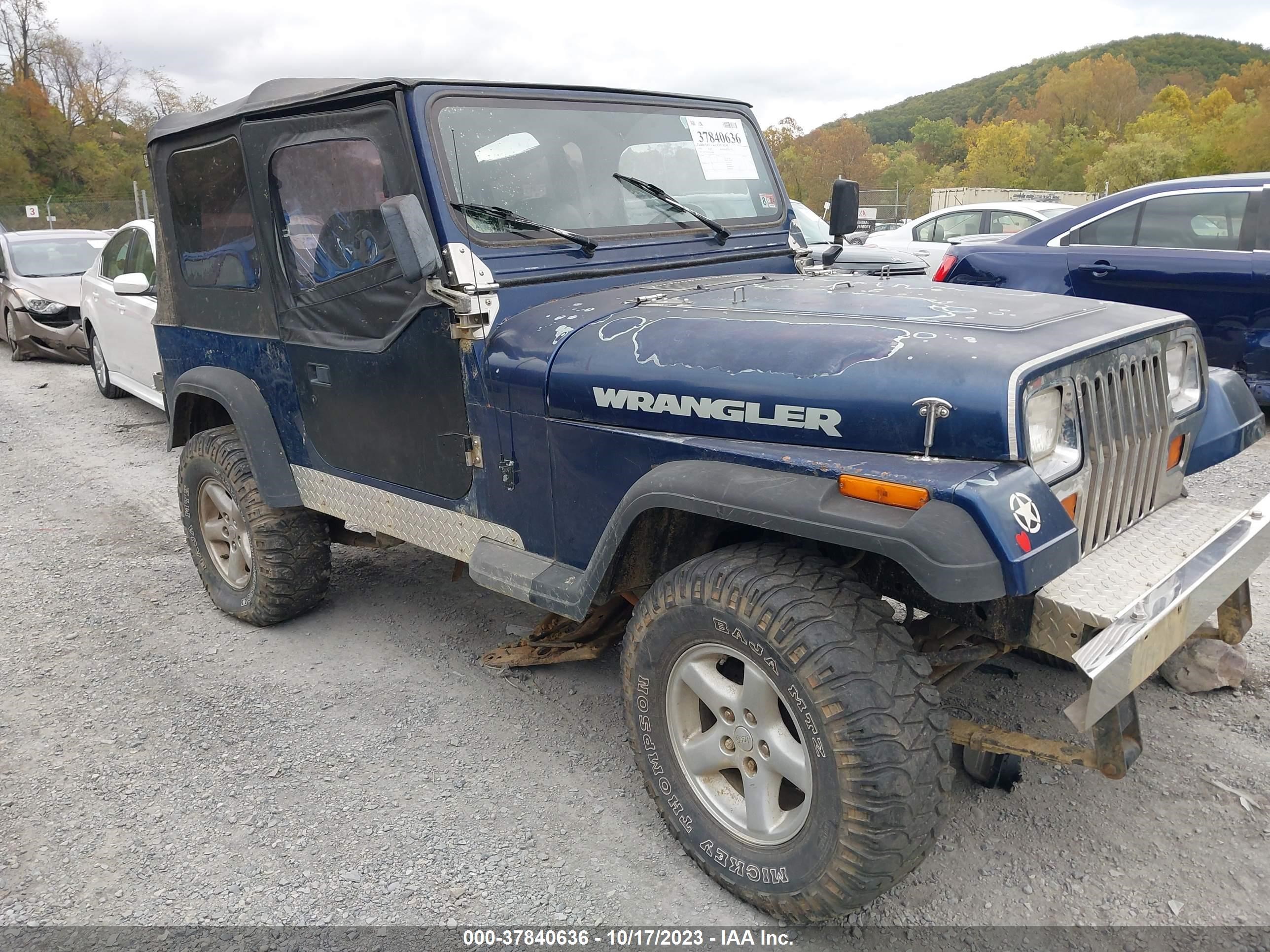 JEEP WRANGLER 1992 2j4fy29s3nj550088