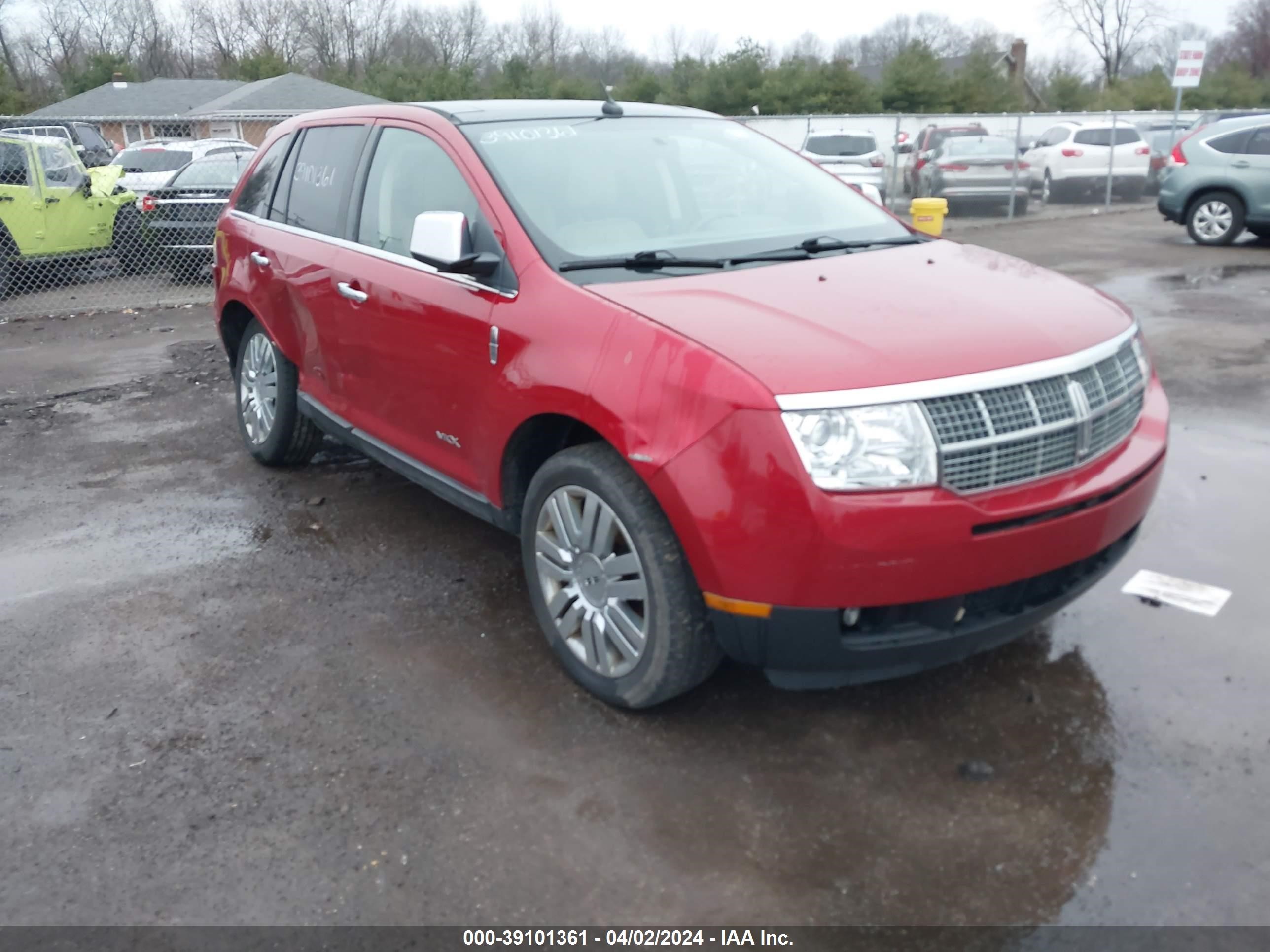 LINCOLN MKX 2010 2lmdj6jc9abj18297