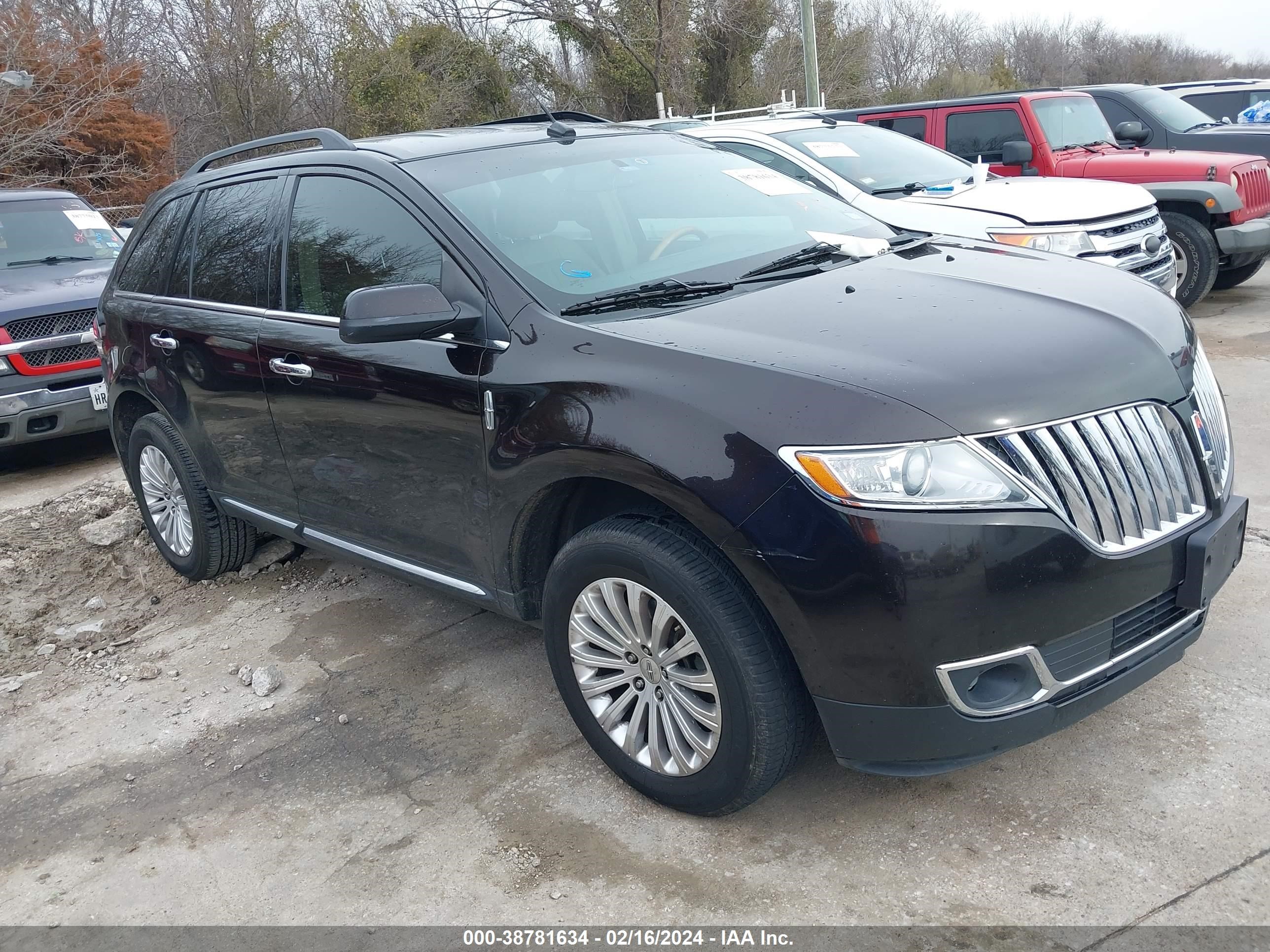 LINCOLN MKX 2014 2lmdj6jk1ebl01769