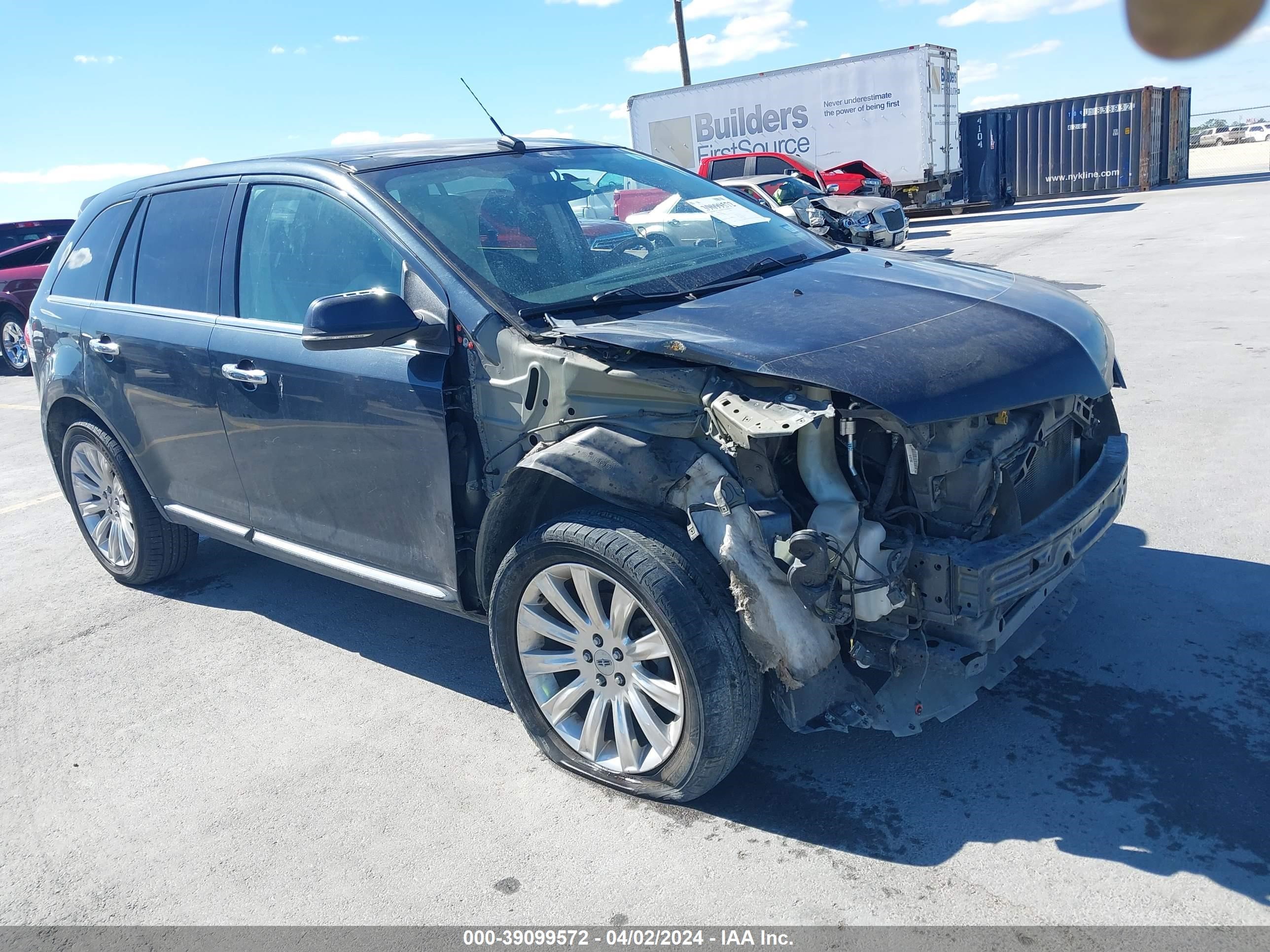 LINCOLN MKX 2013 2lmdj6jk4dbl25191