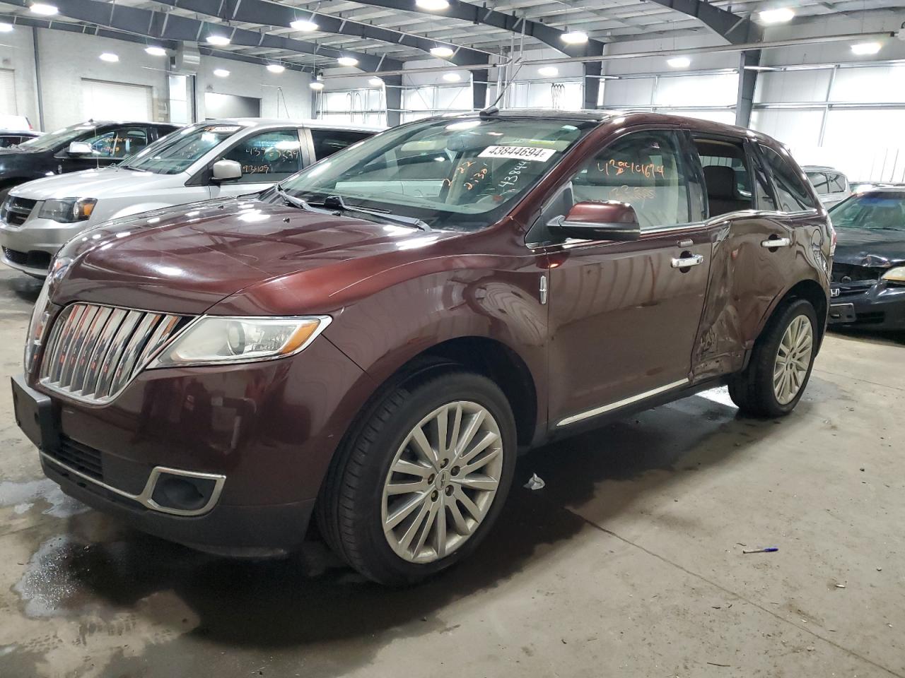 LINCOLN MKX 2012 2lmdj8jk3cbl02320