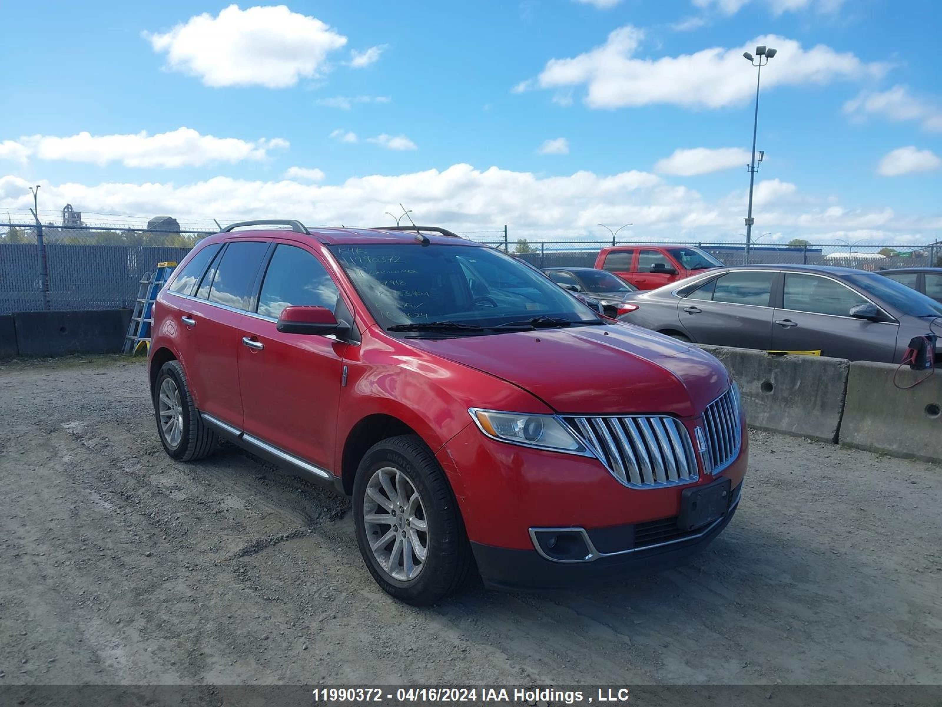 LINCOLN MKX 2011 2lmdj8jk4bbj17918