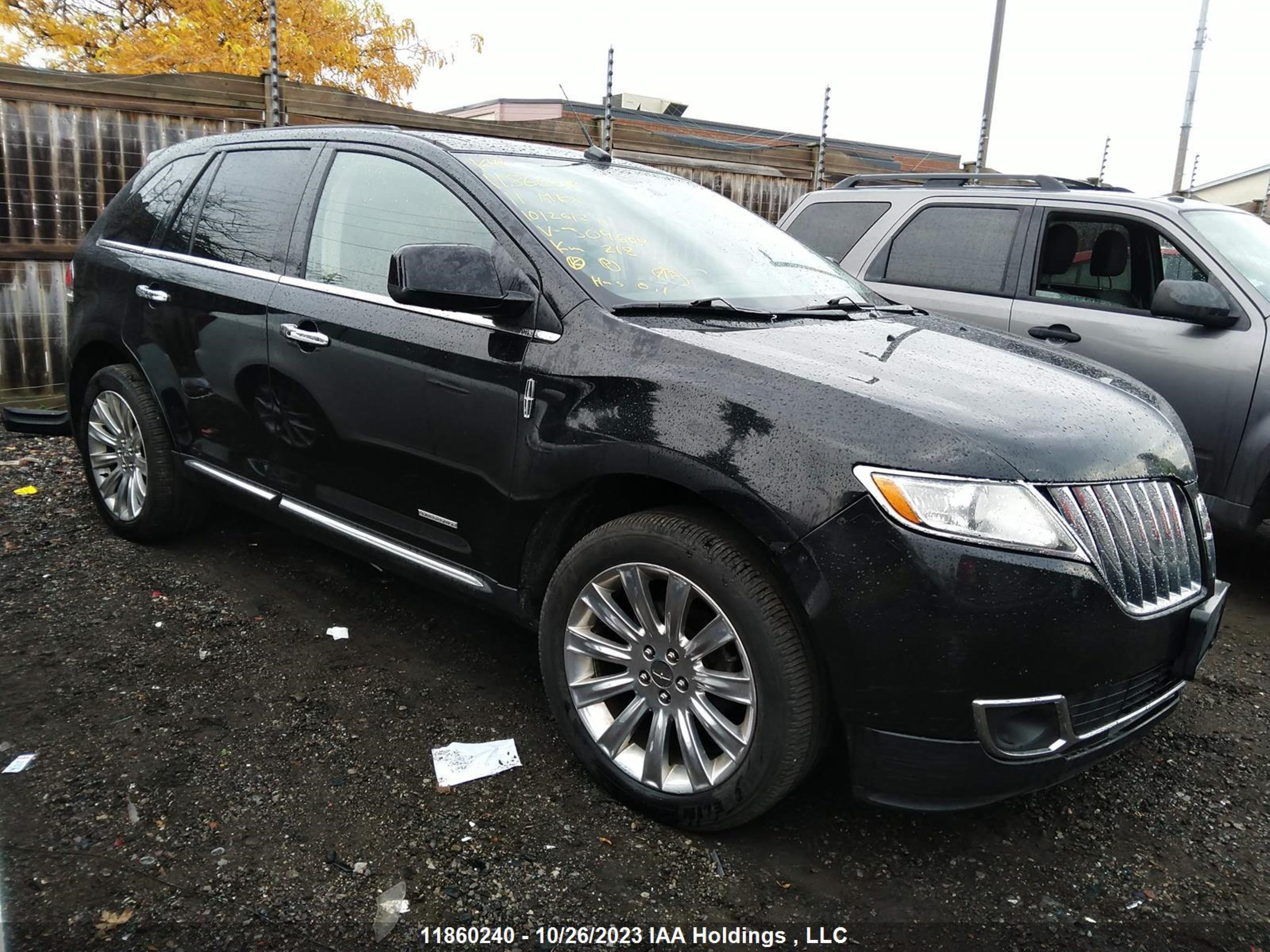 LINCOLN MKX 2011 2lmdj8jk7bbj09604