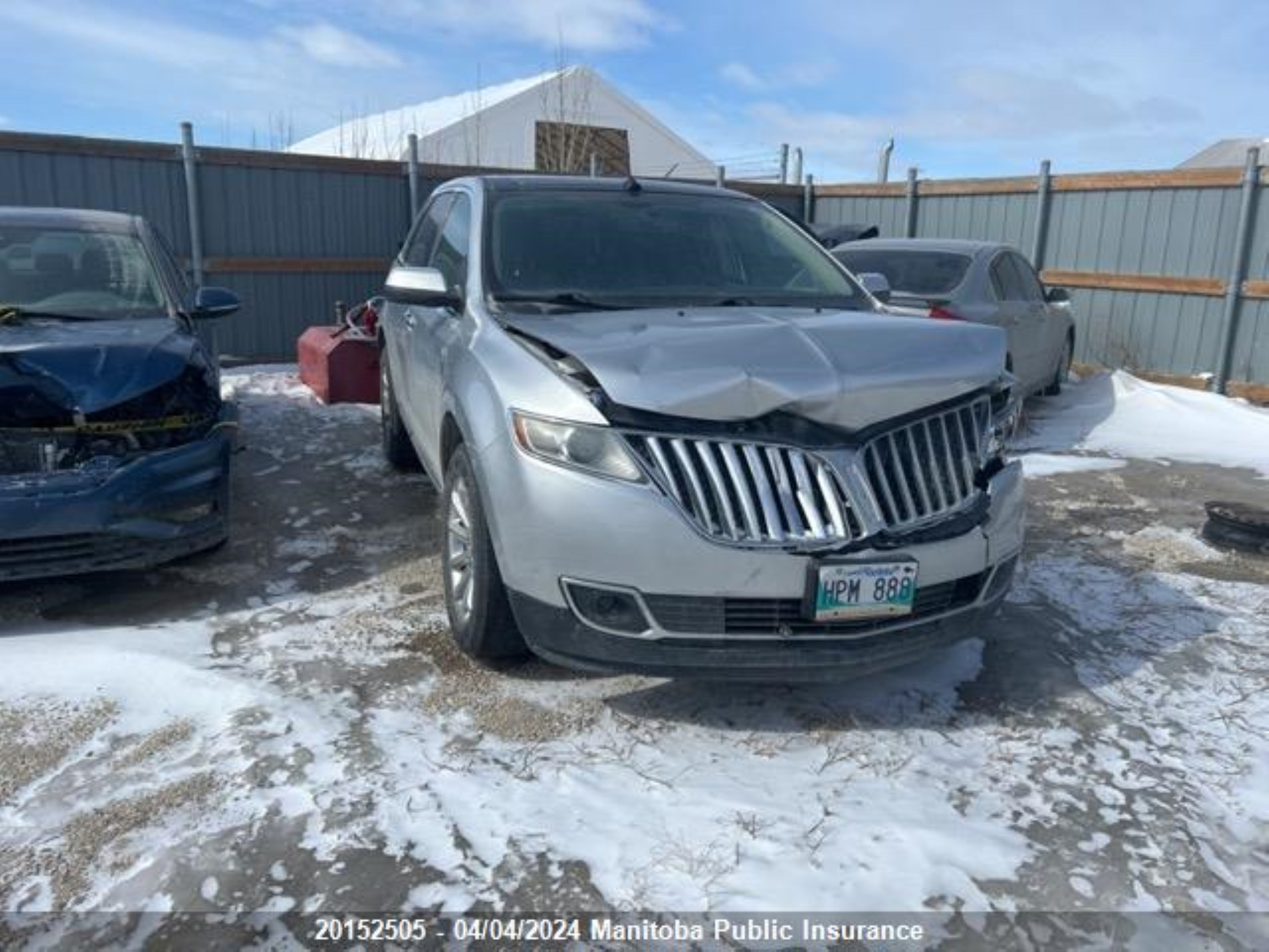 LINCOLN MKX 2011 2lmdj8jk8bbj19204