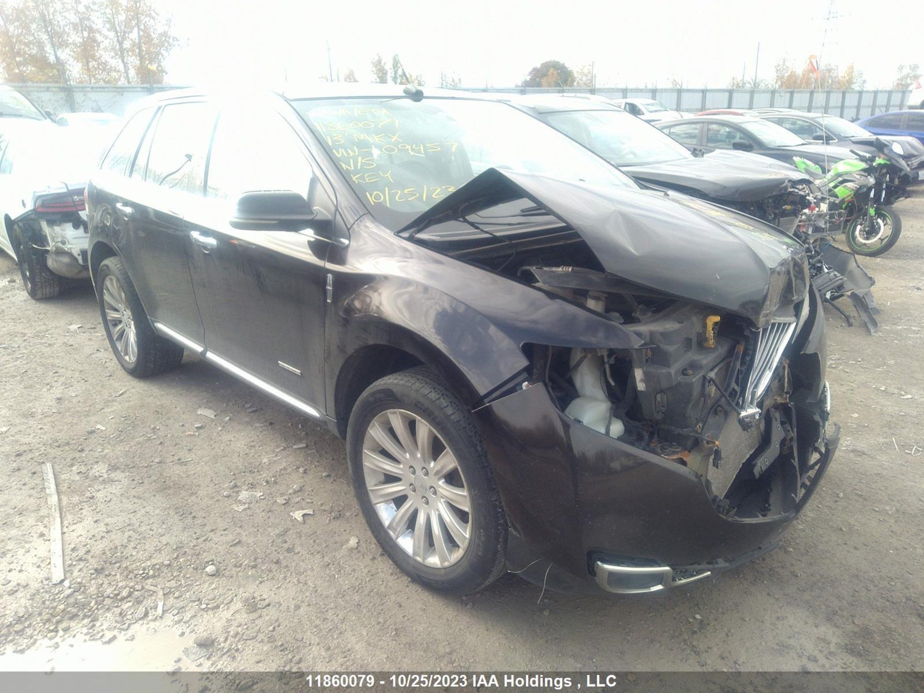 LINCOLN MKX 2013 2lmdj8jk8dbl09457