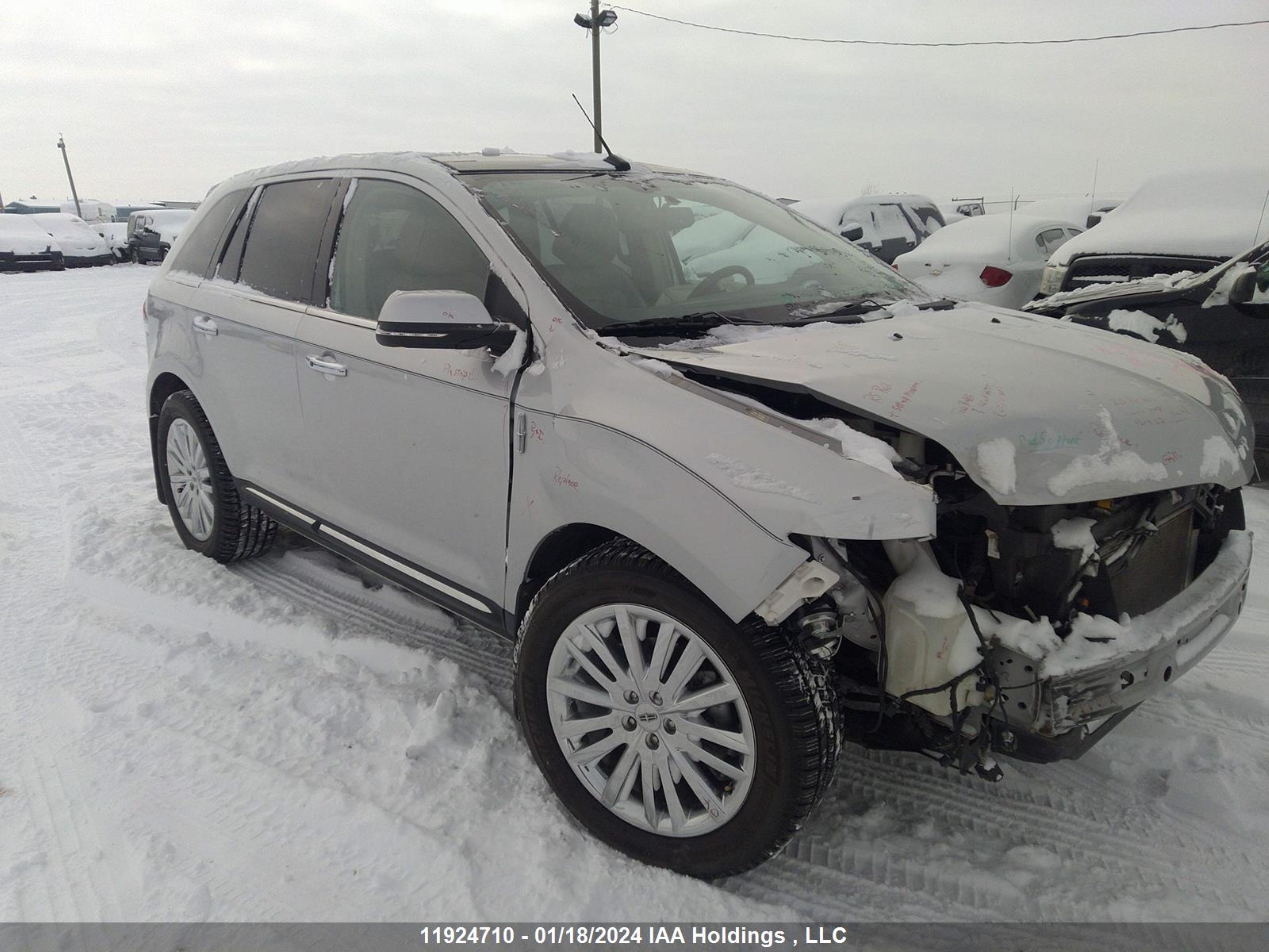 LINCOLN MKX 2014 2lmdj8jk8ebl08956