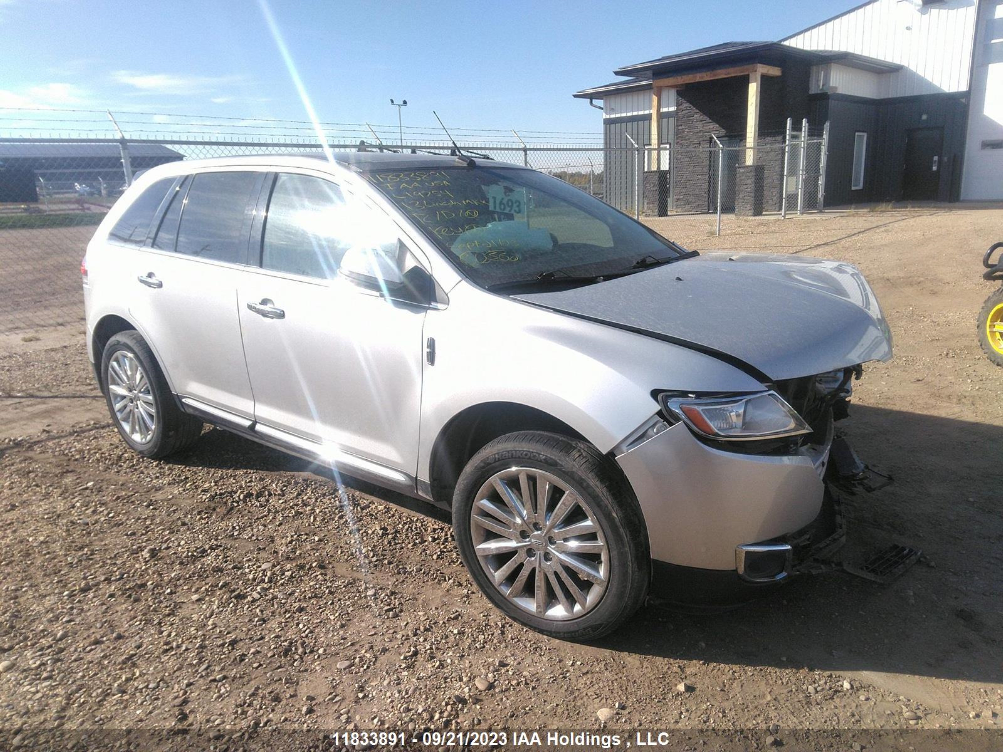 LINCOLN MKX 2013 2lmdj8jk9dbl19754