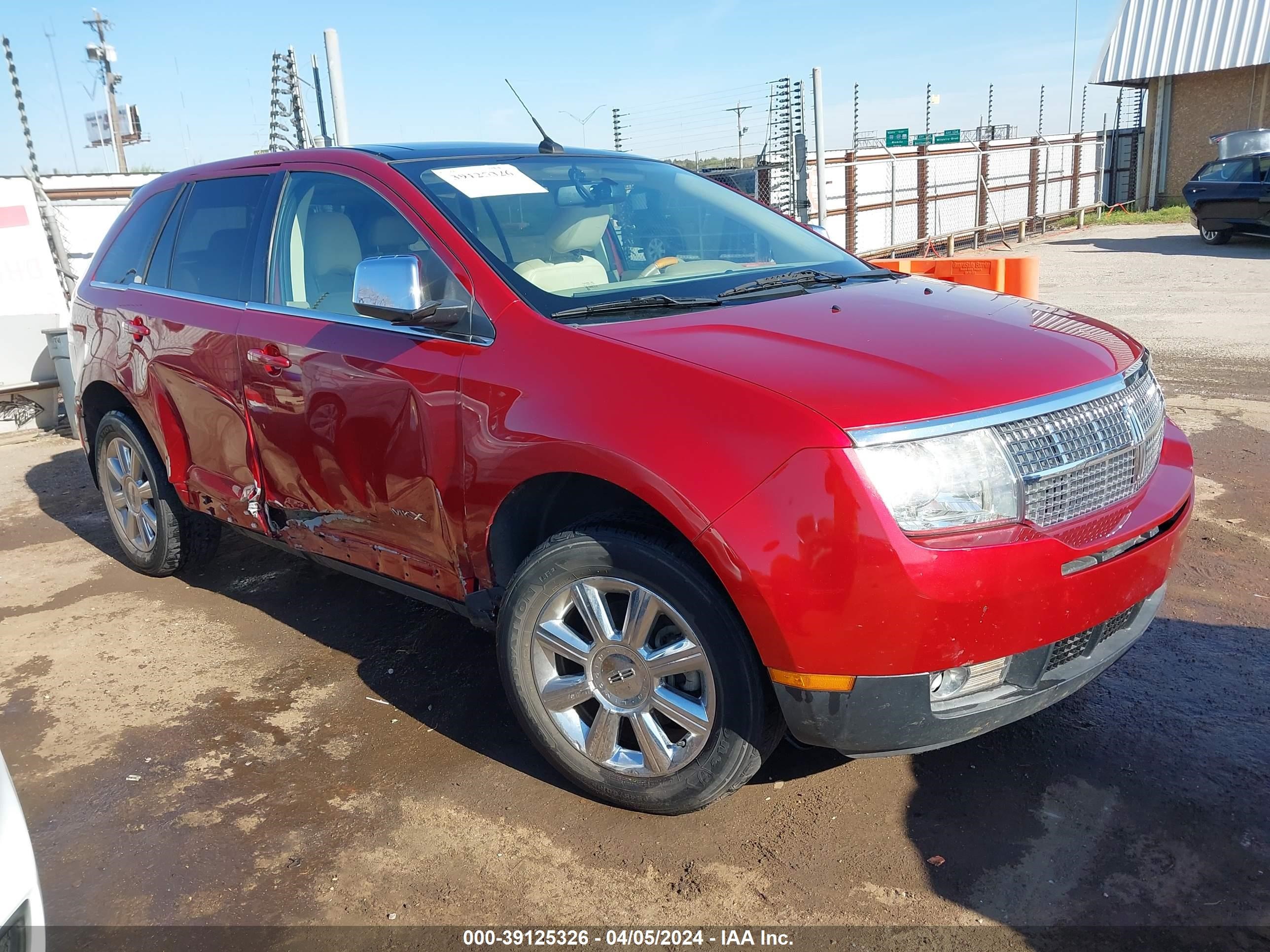 LINCOLN MKX 2007 2lmdu68c07bj38752