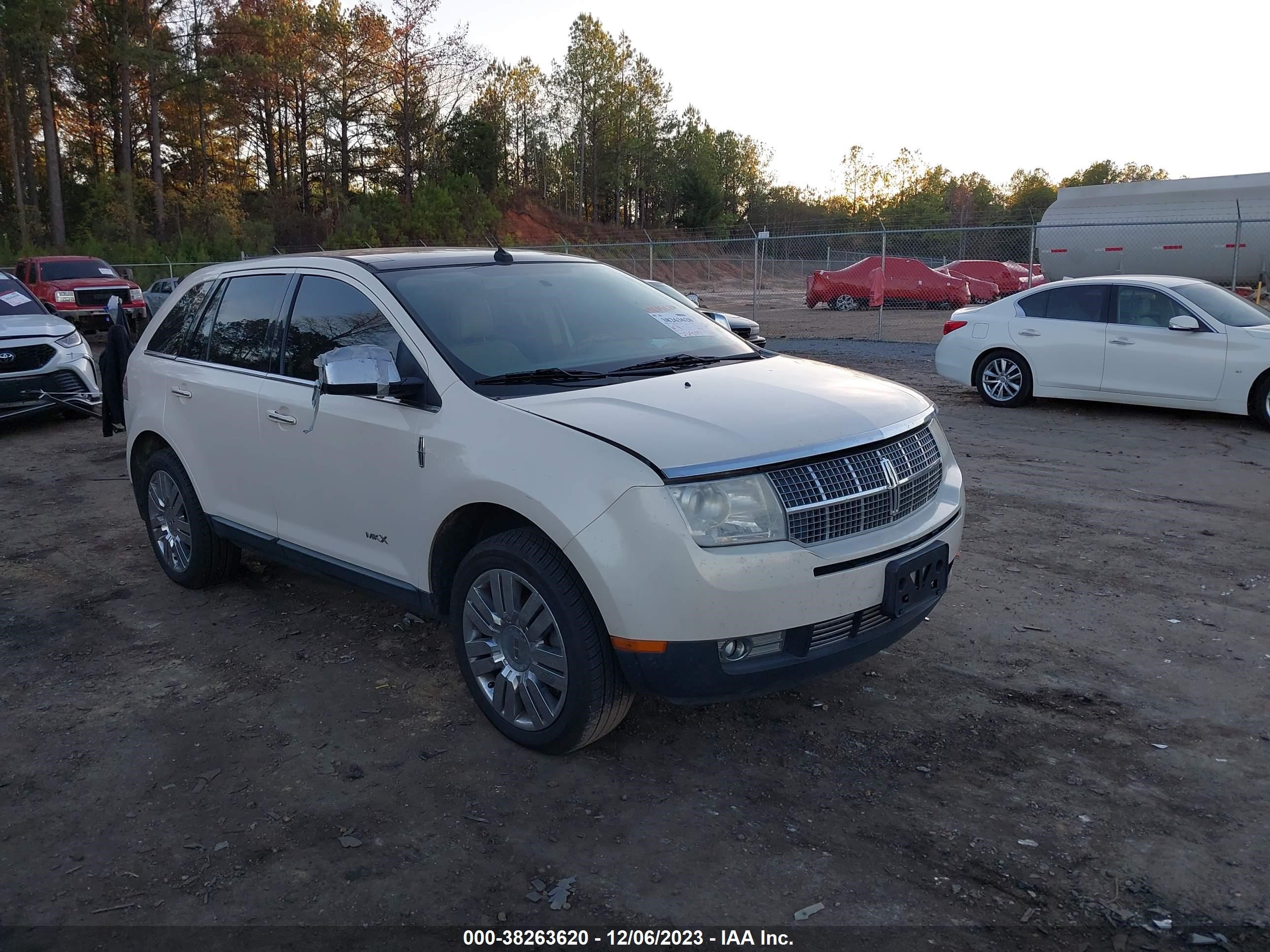 LINCOLN MKX 2008 2lmdu68c08bj18048