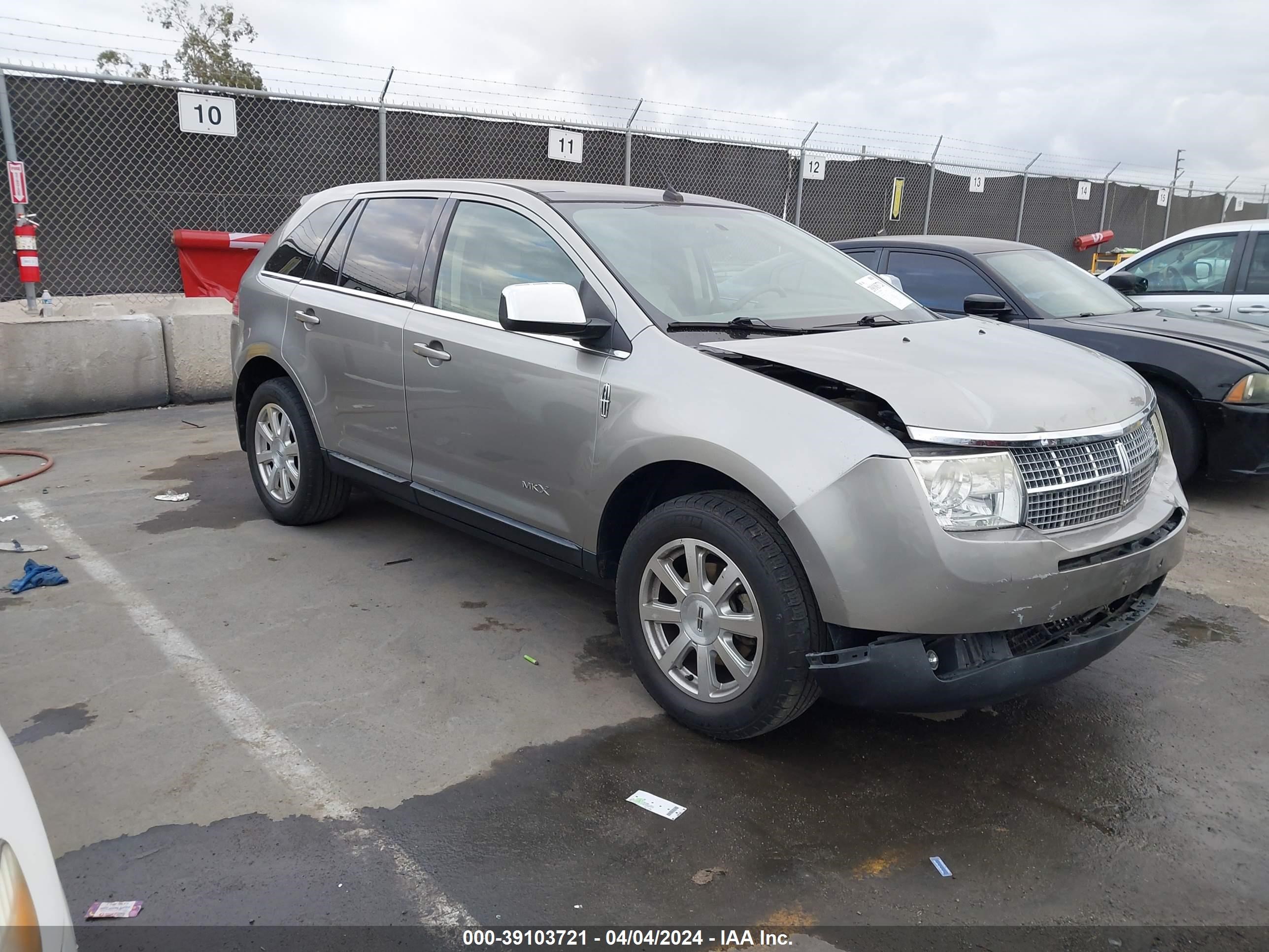 LINCOLN MKX 2008 2lmdu68c08bj26179