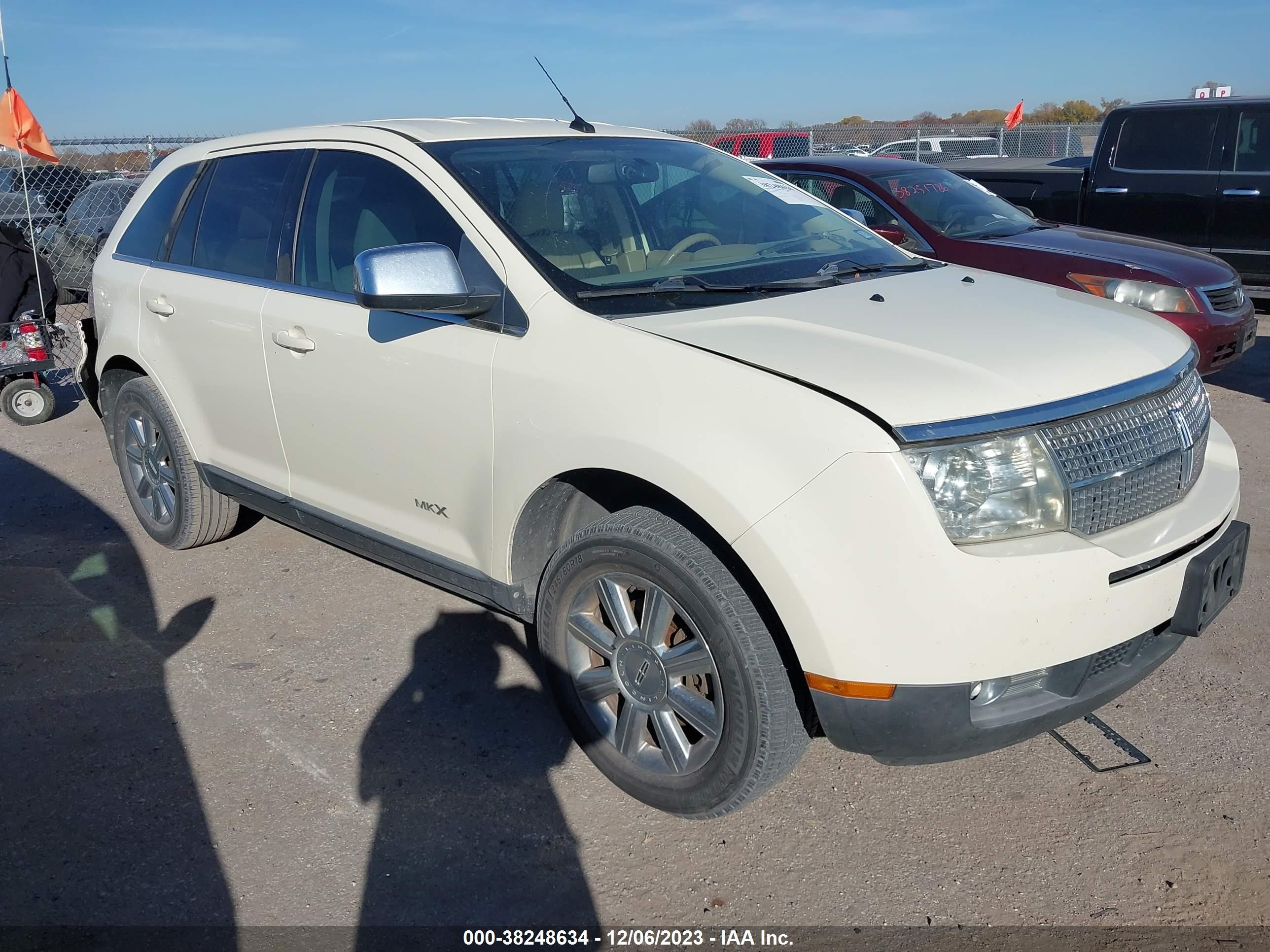 LINCOLN MKX 2007 2lmdu68c27bj06174