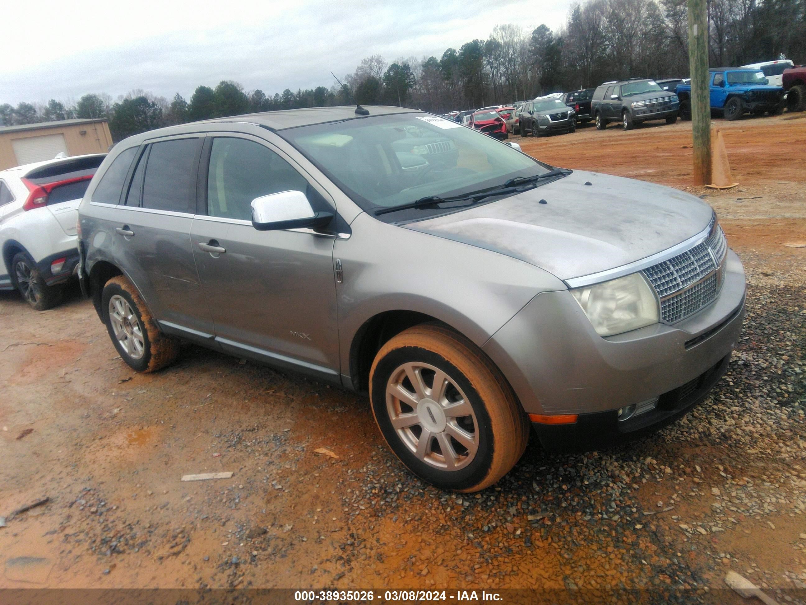 LINCOLN MKX 2008 2lmdu68c28bj22814